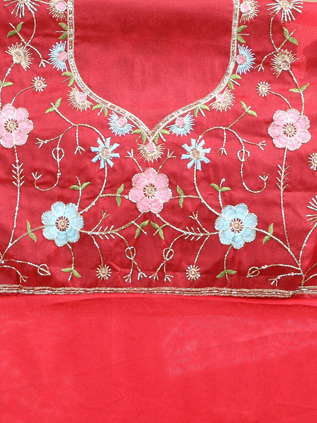 Tissue Georgette Crepe Silk Saree