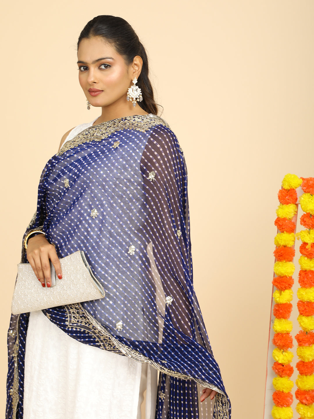 Leheriya Georgette Dupatta