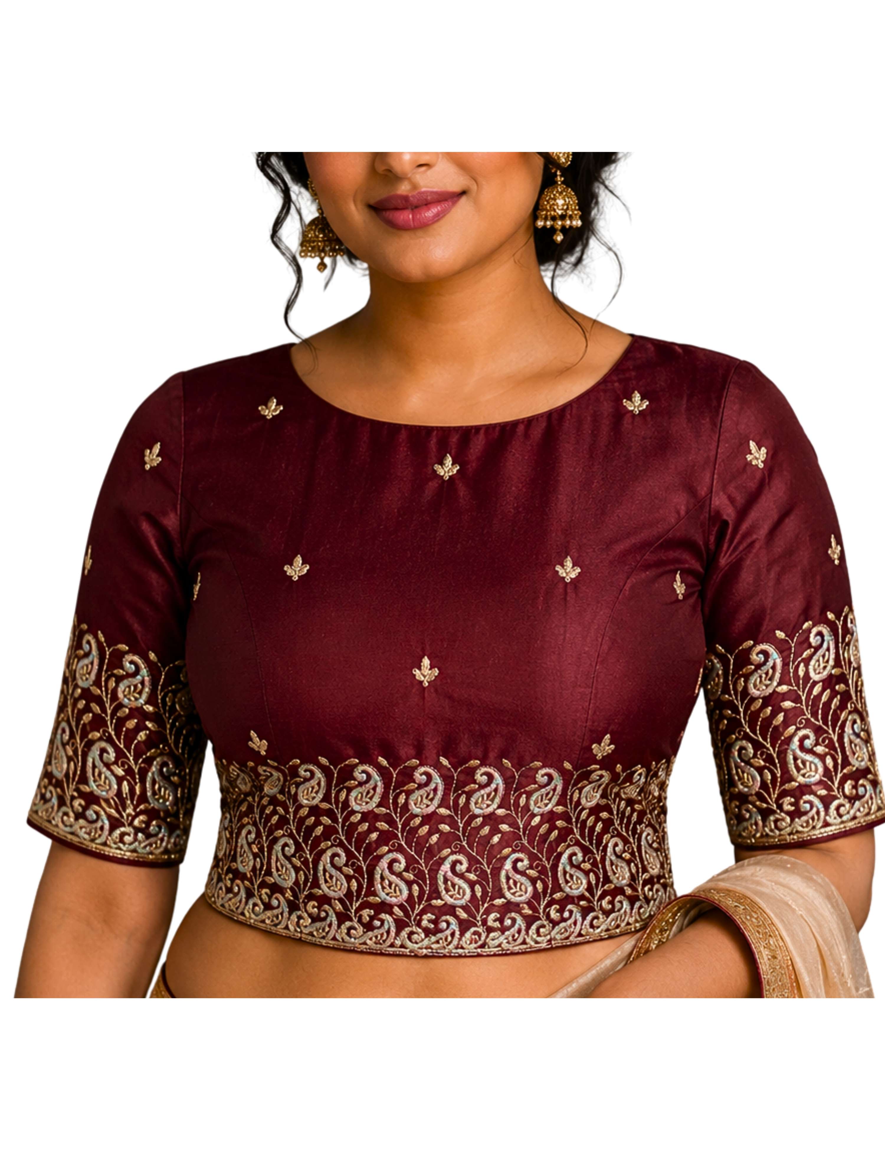 Tissue Georgette Crepe Silk Saree
