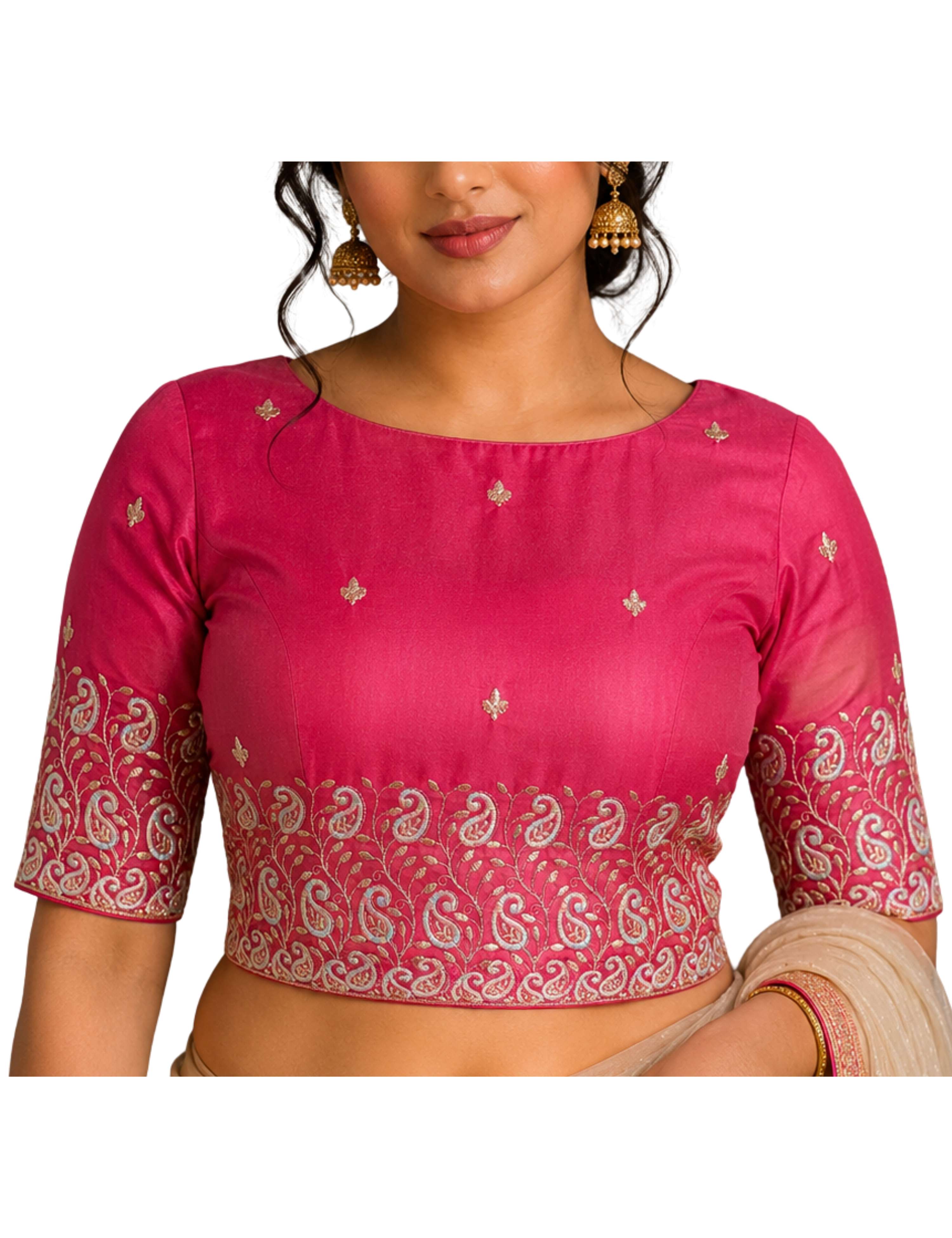 Tissue Georgette Crepe Silk Saree