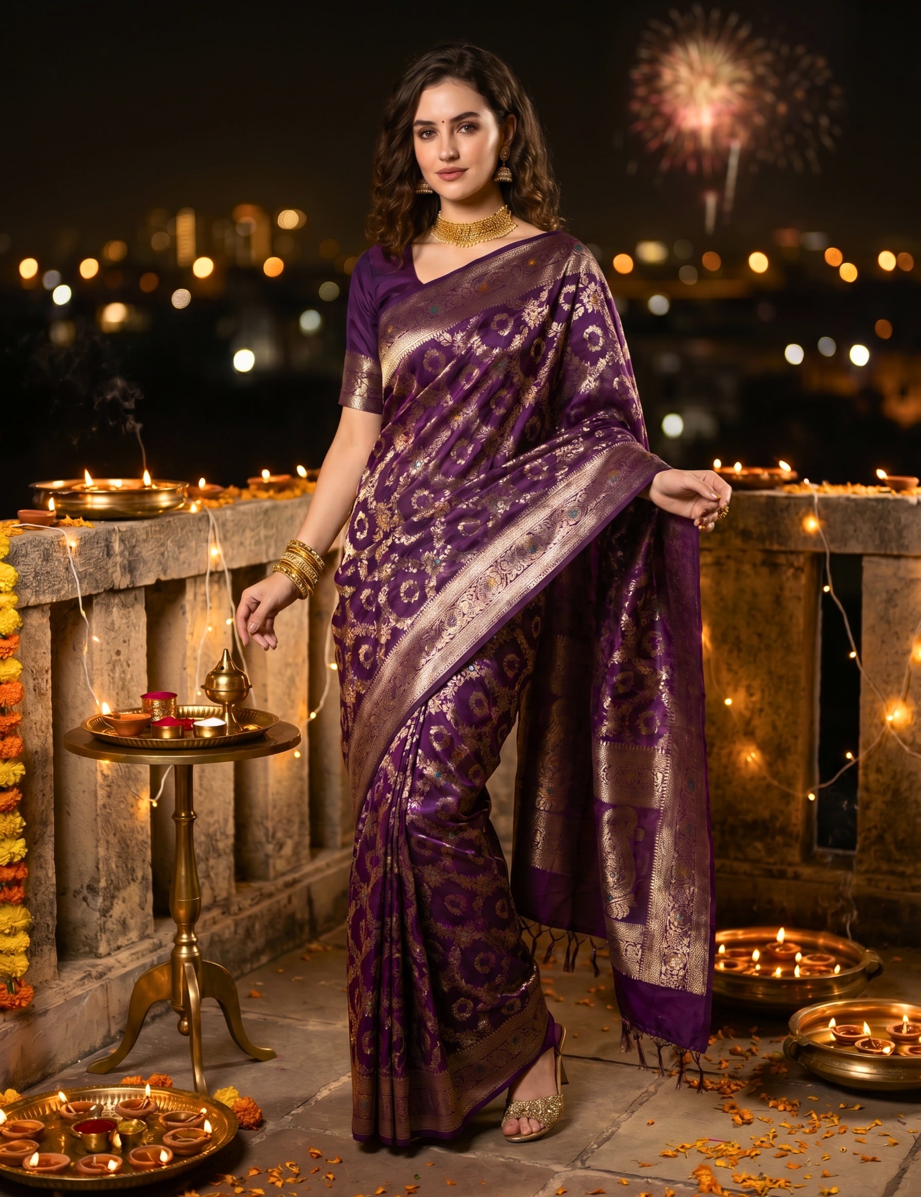 Banarasi Viscose Silk Saree