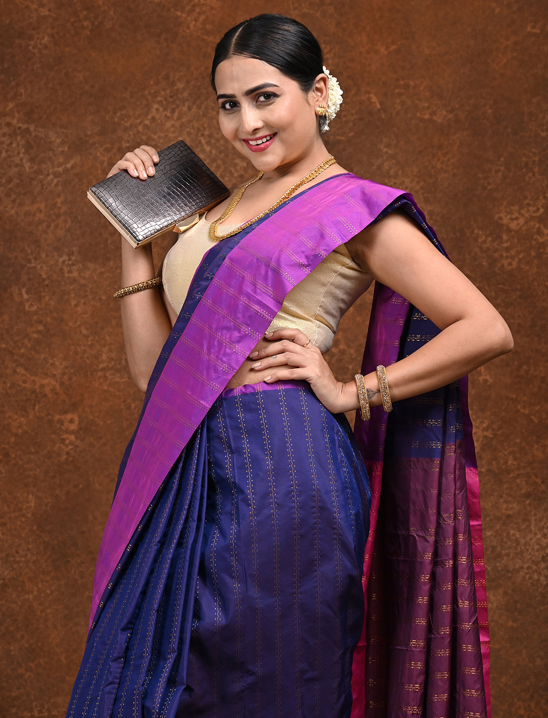 Arni Silk Stripe Saree