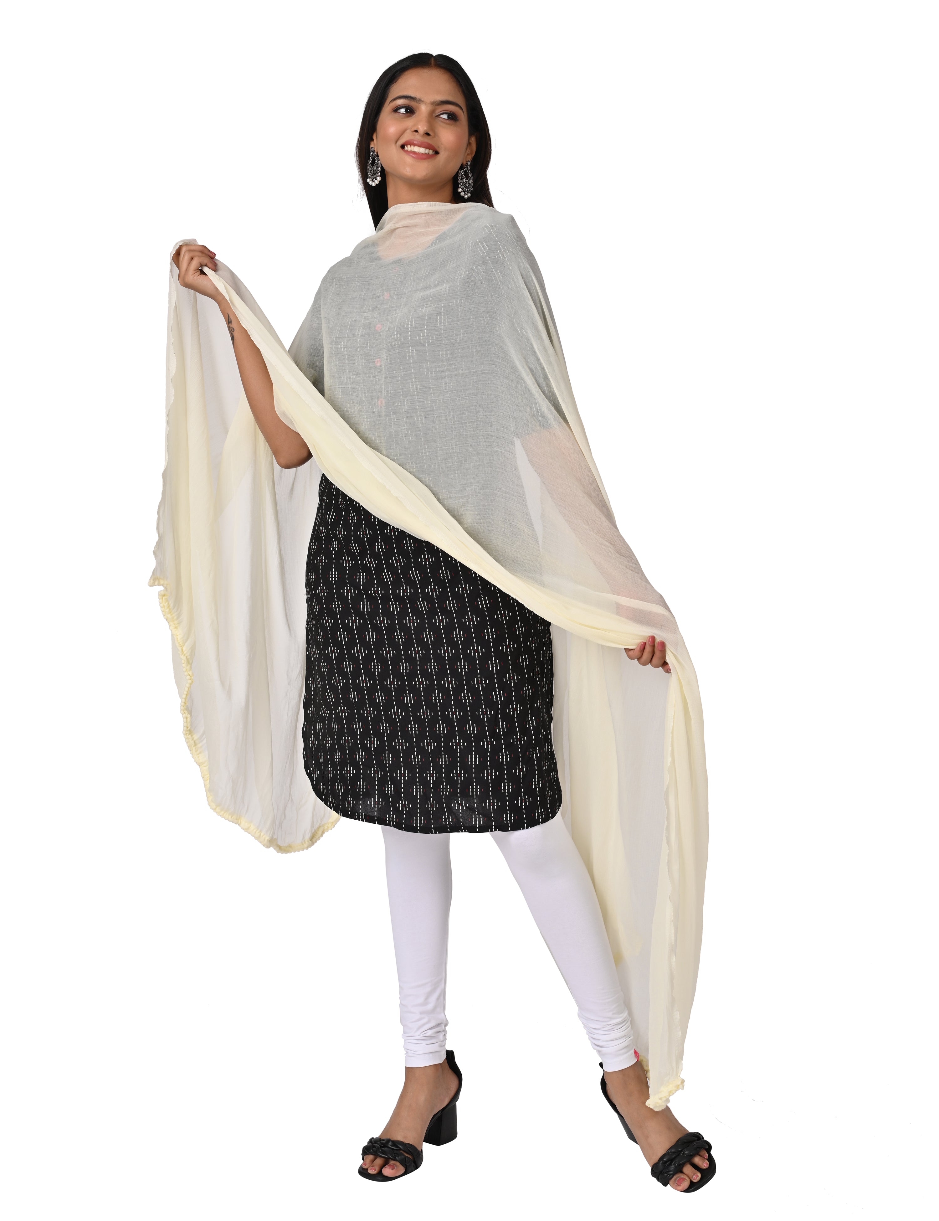 Solid Chiffon Dupatta