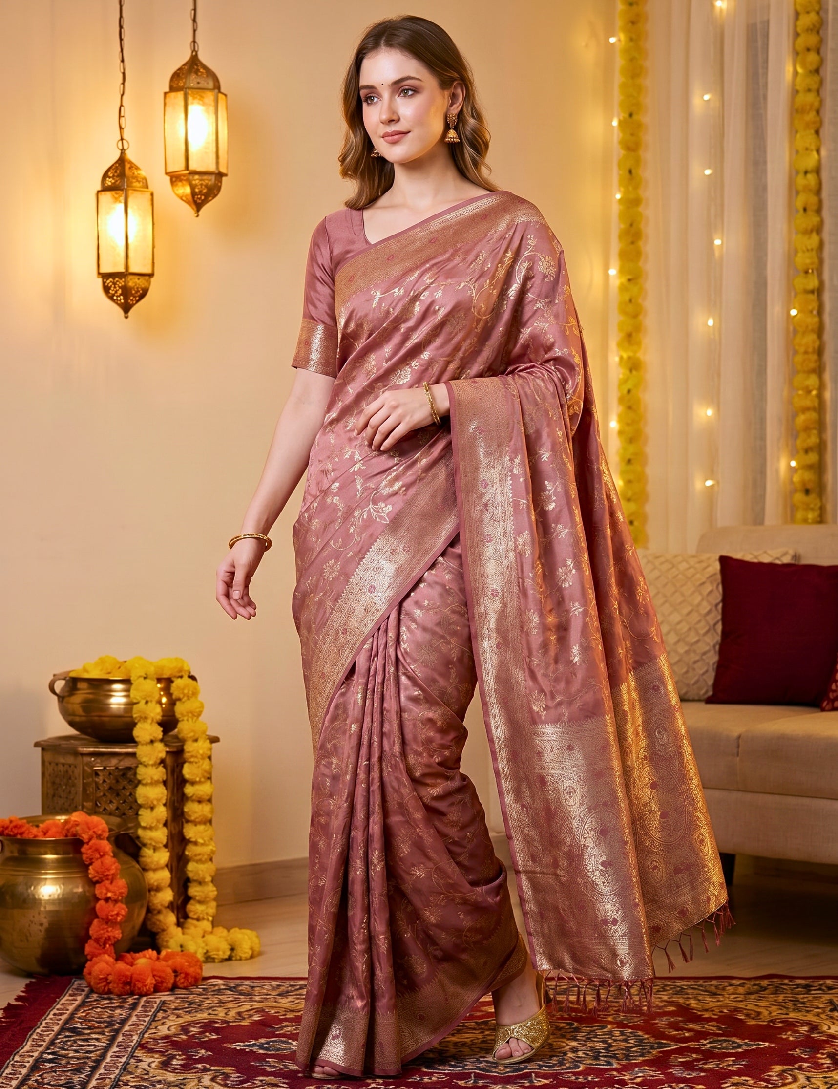 Banarasi Viscose Silk Saree