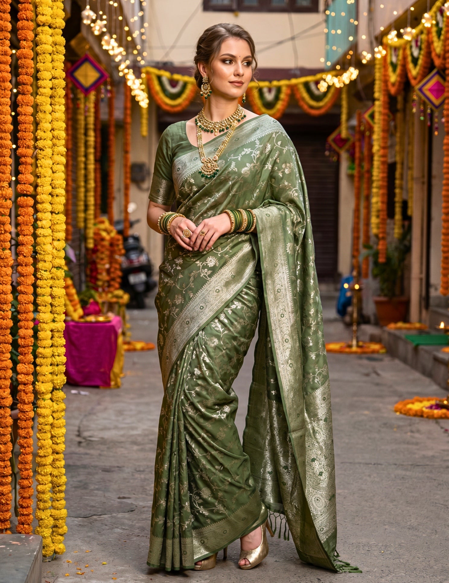 Banarasi Viscose Silk Saree