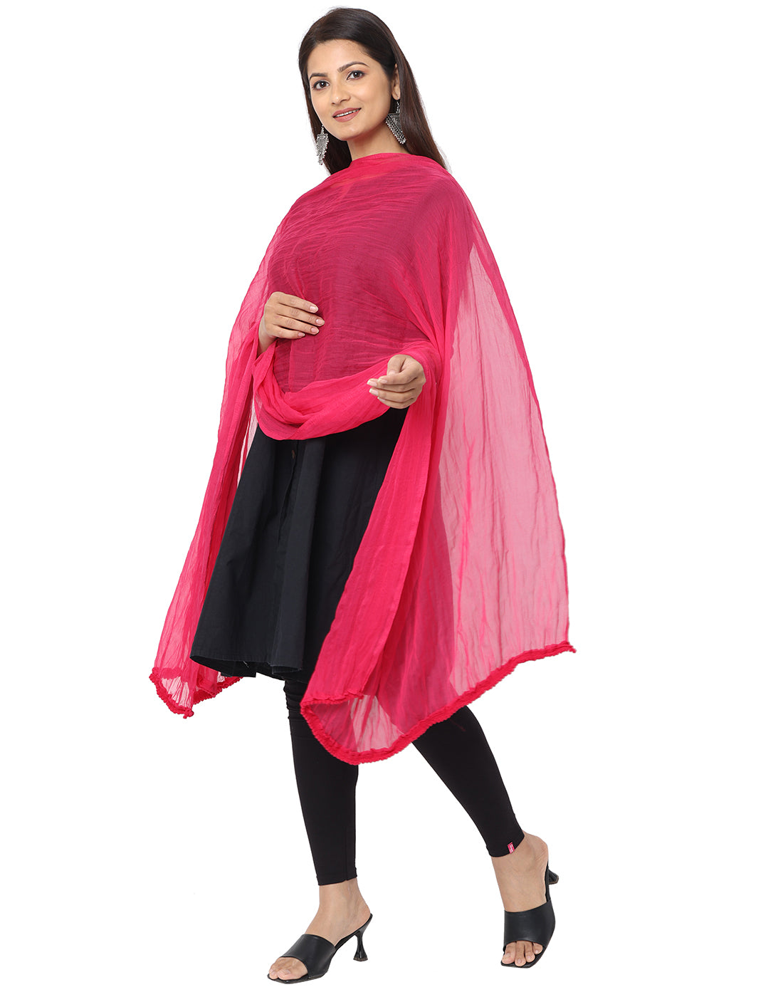 Solid Chiffon Dupatta