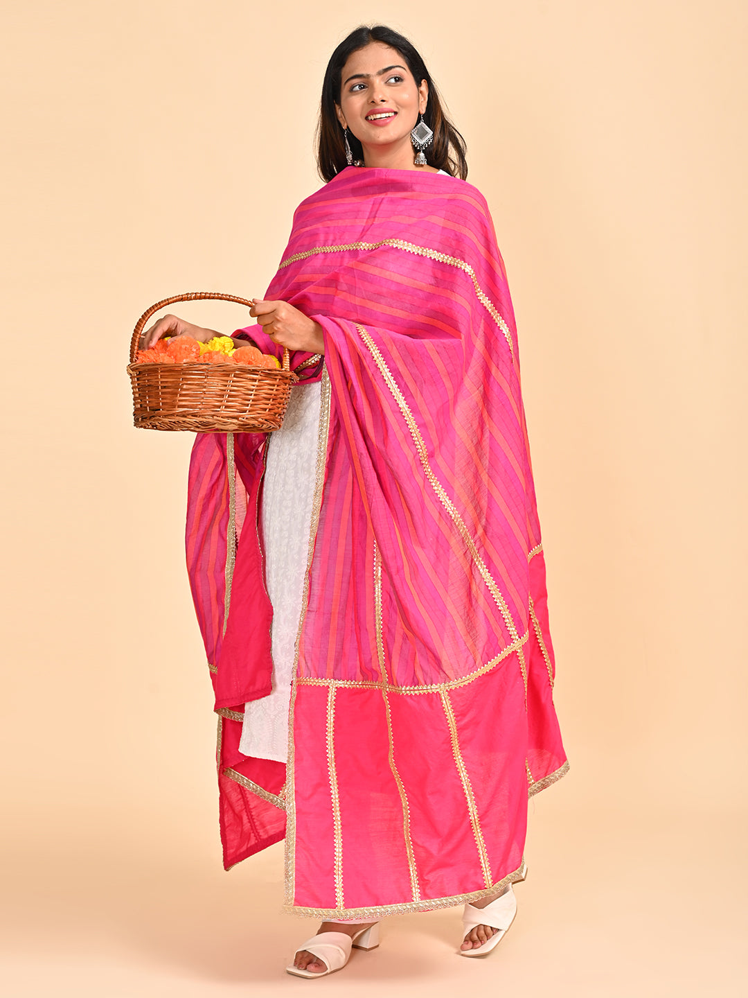 Gota Patti Art Silk Dupatta