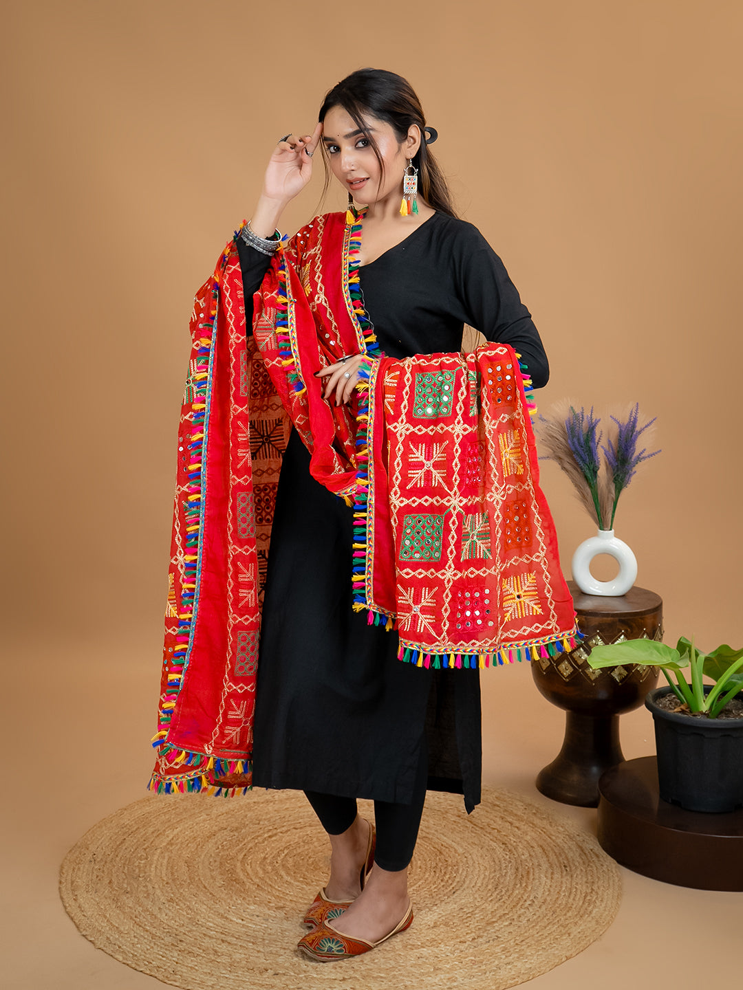 Phulkari Cotton Dupatta