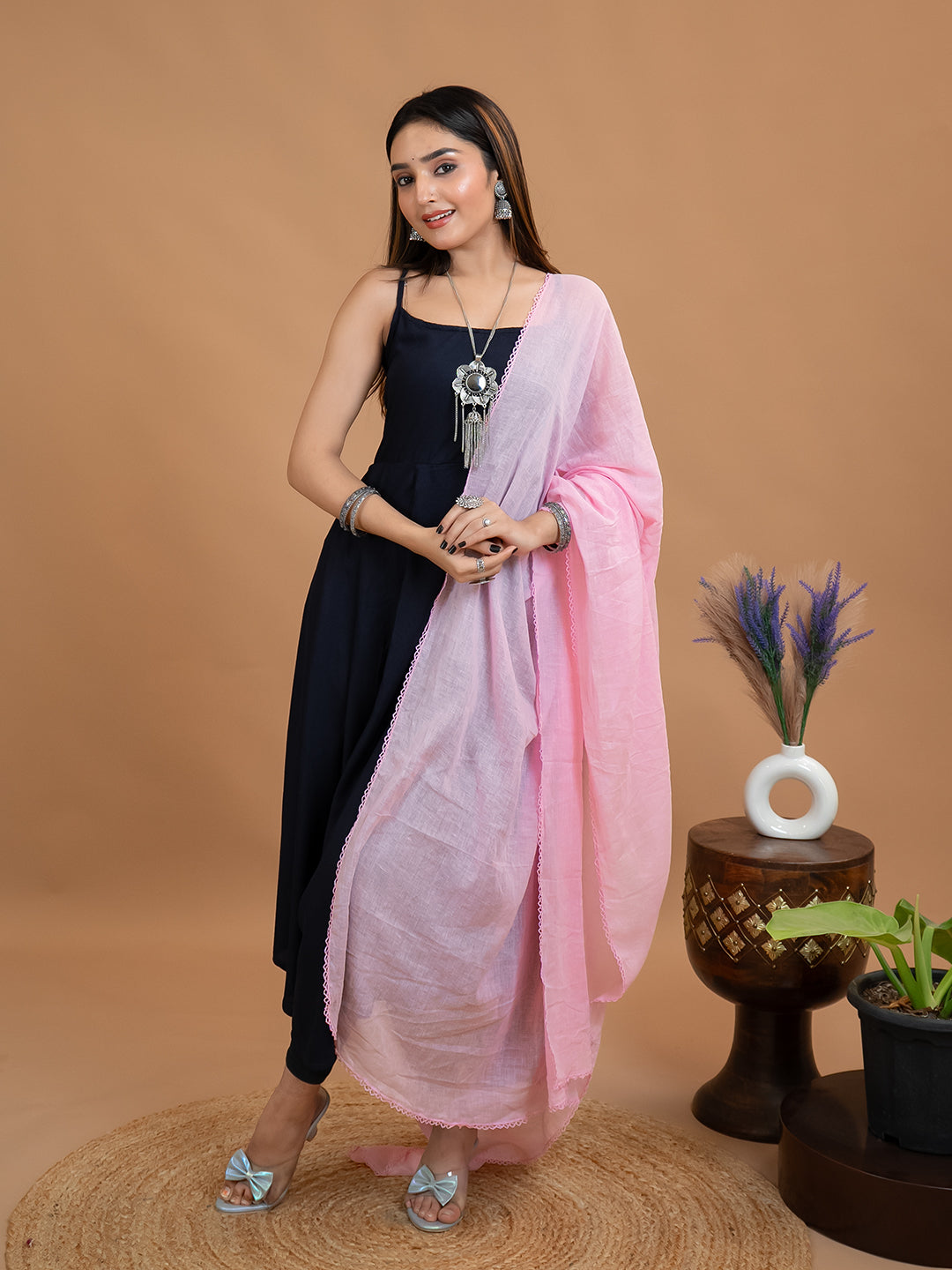 Solid Cotton Dupatta