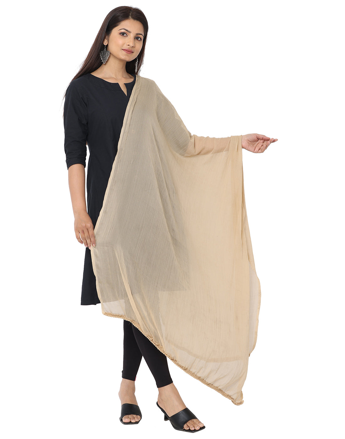 Solid Chiffon Dupatta