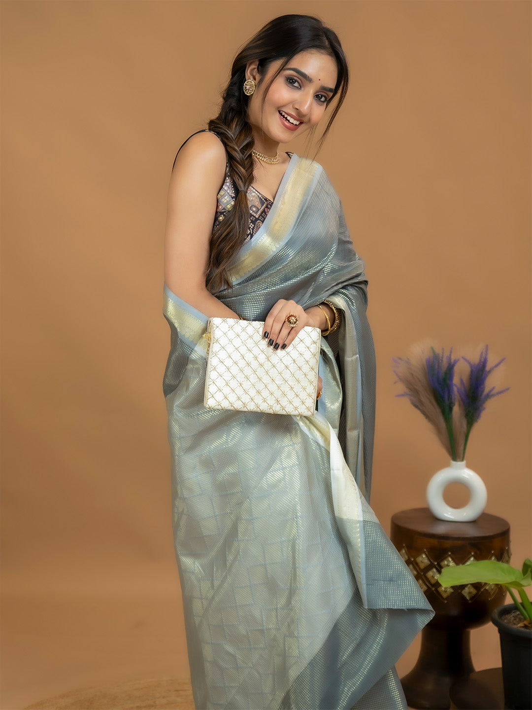 Tissue Art Silk Saree