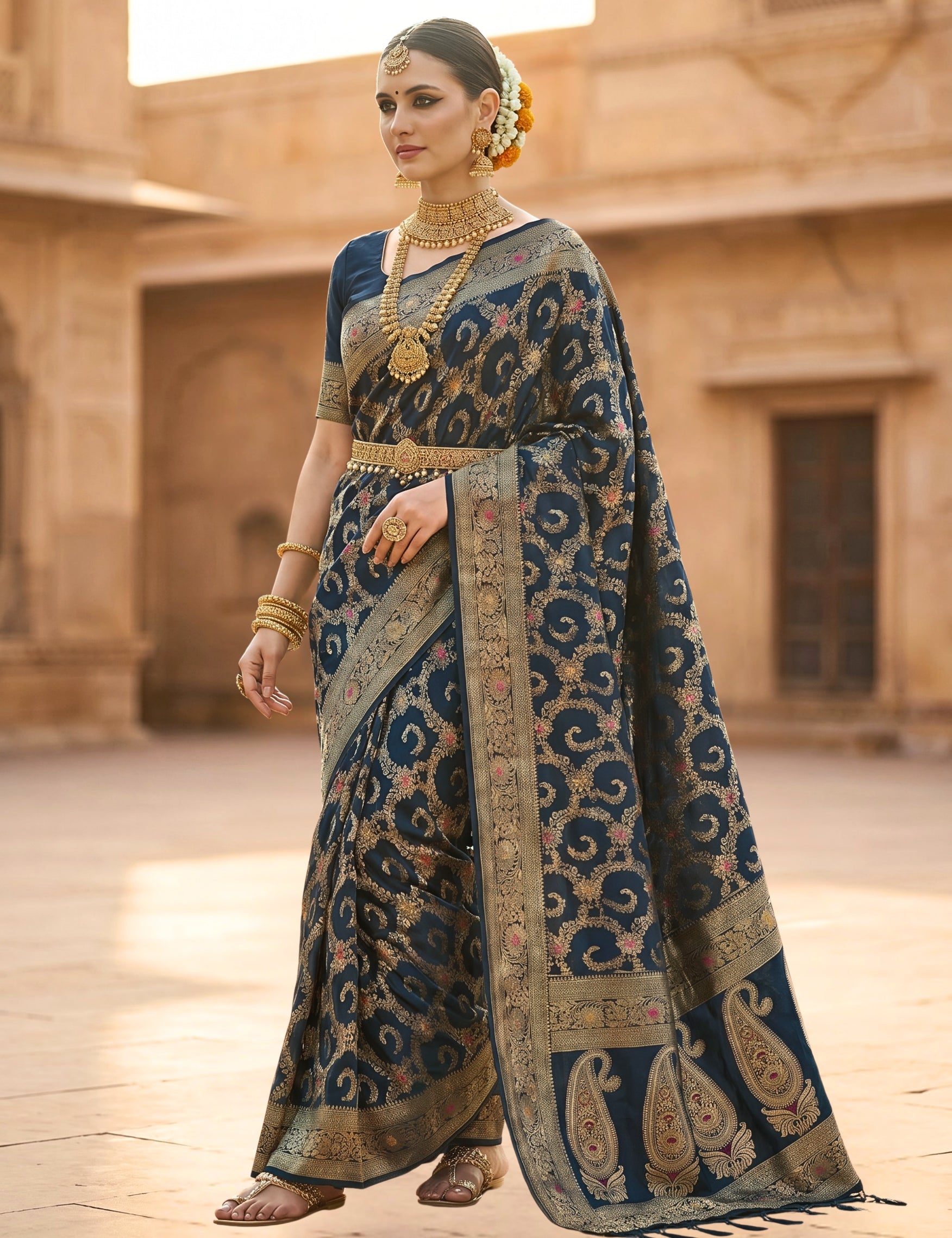 Banarasi Viscose Silk Saree