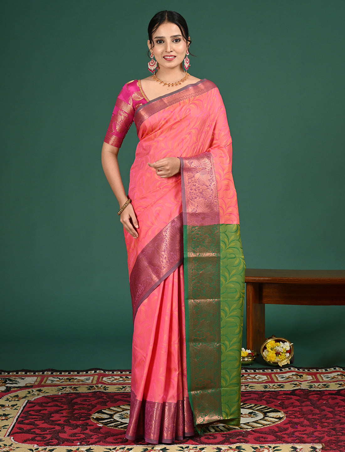 South Art Silk Geometric Saree