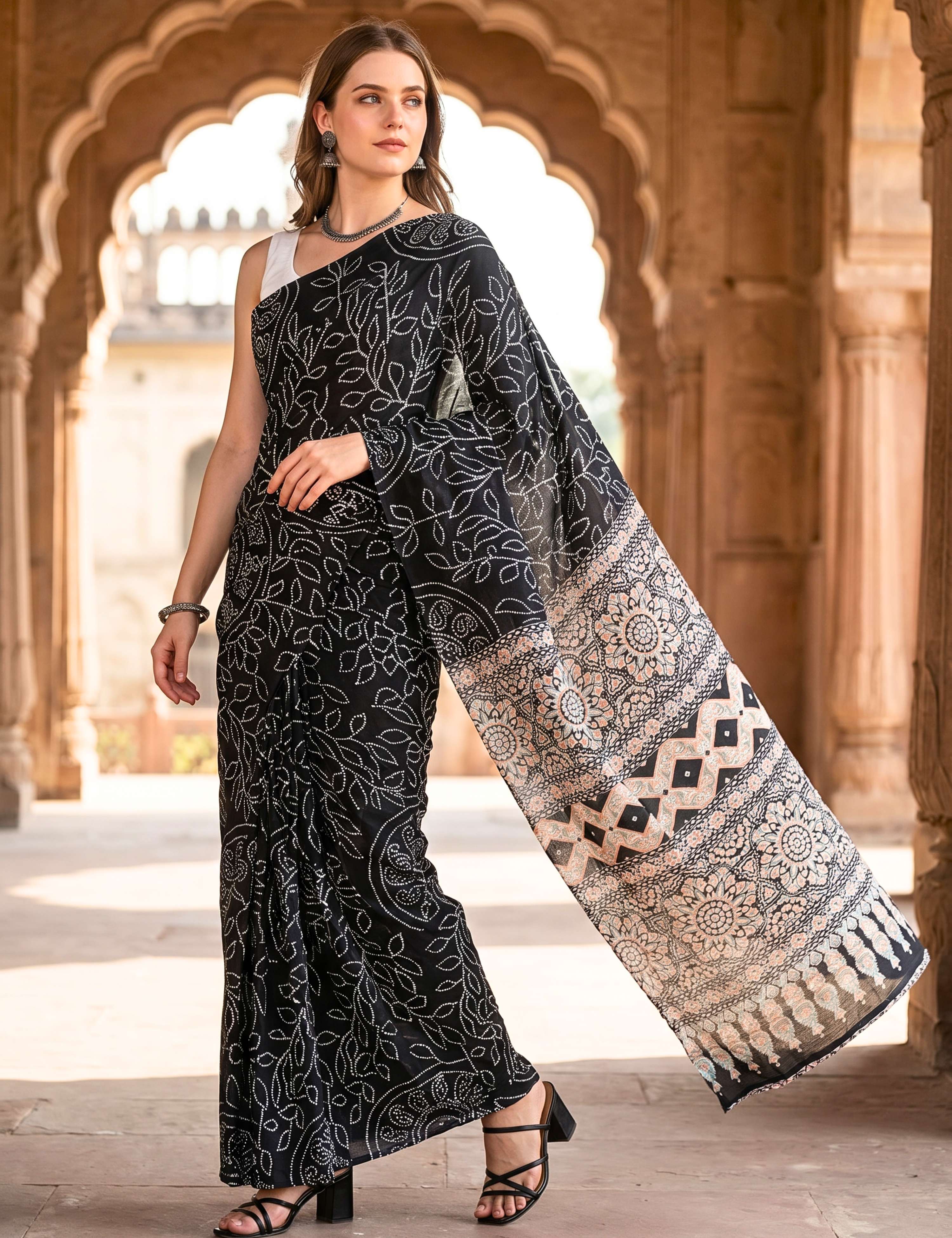 Woven Crepe Silk Saree
