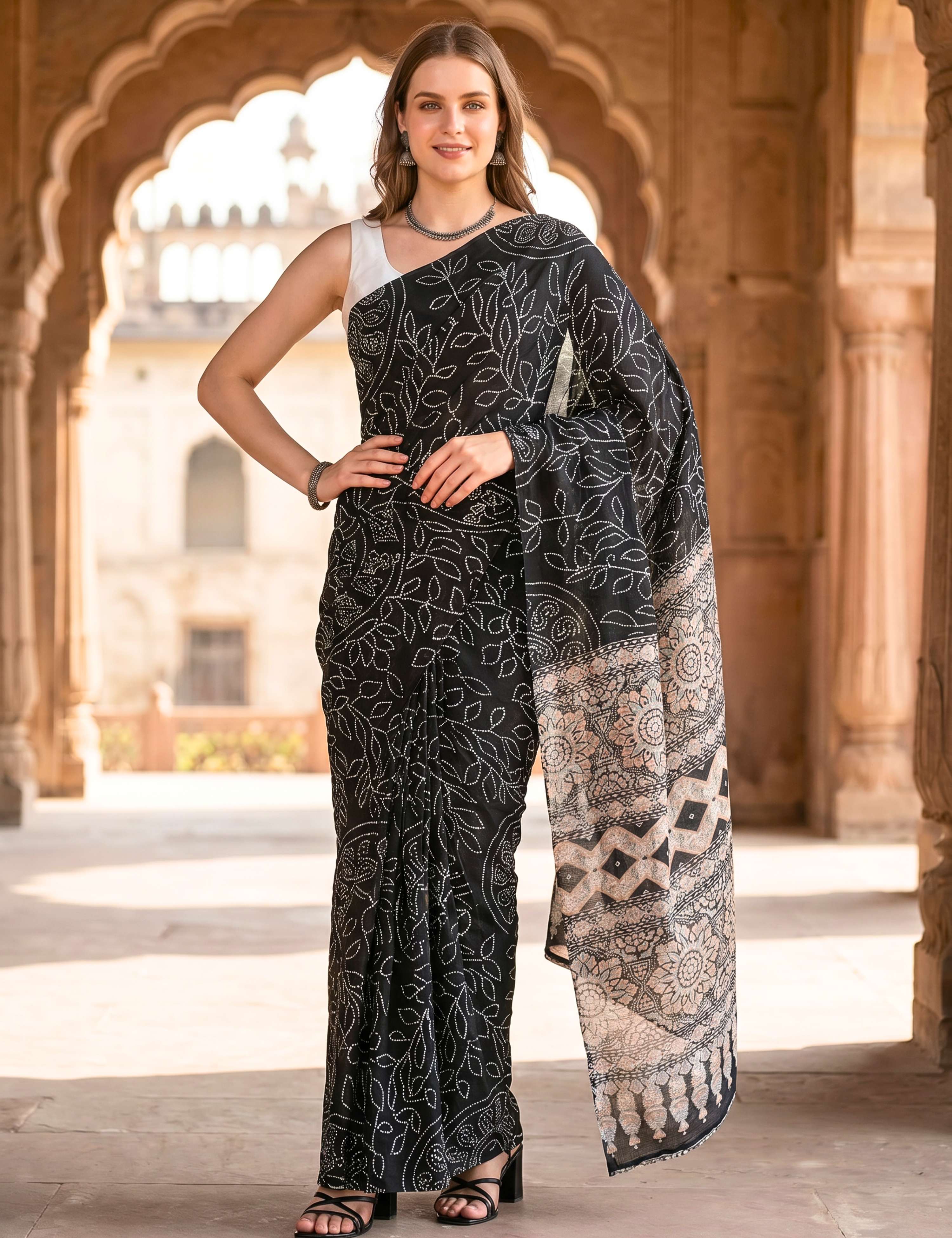 Woven Crepe Silk Saree