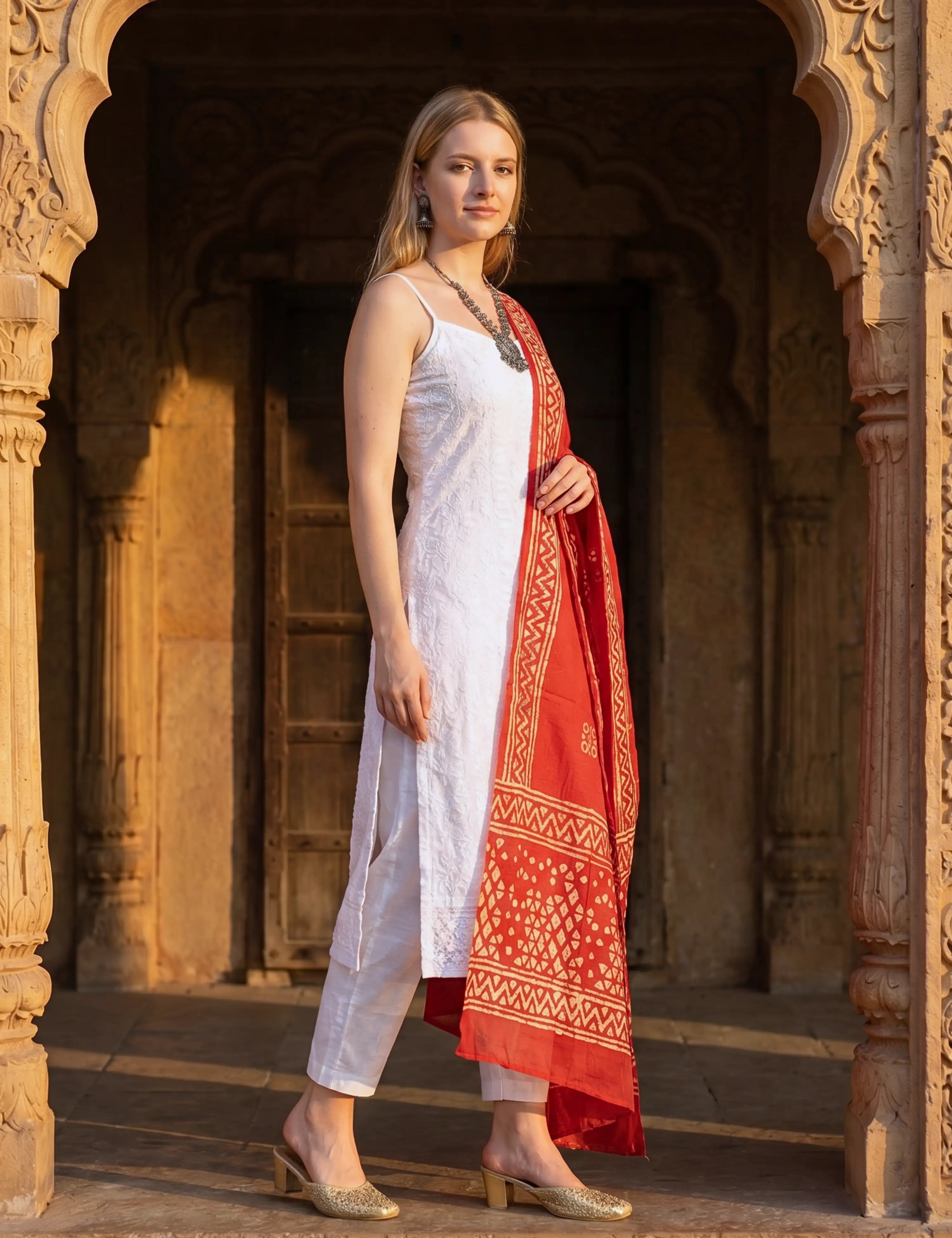 Batik Mul Cotton Dupatta