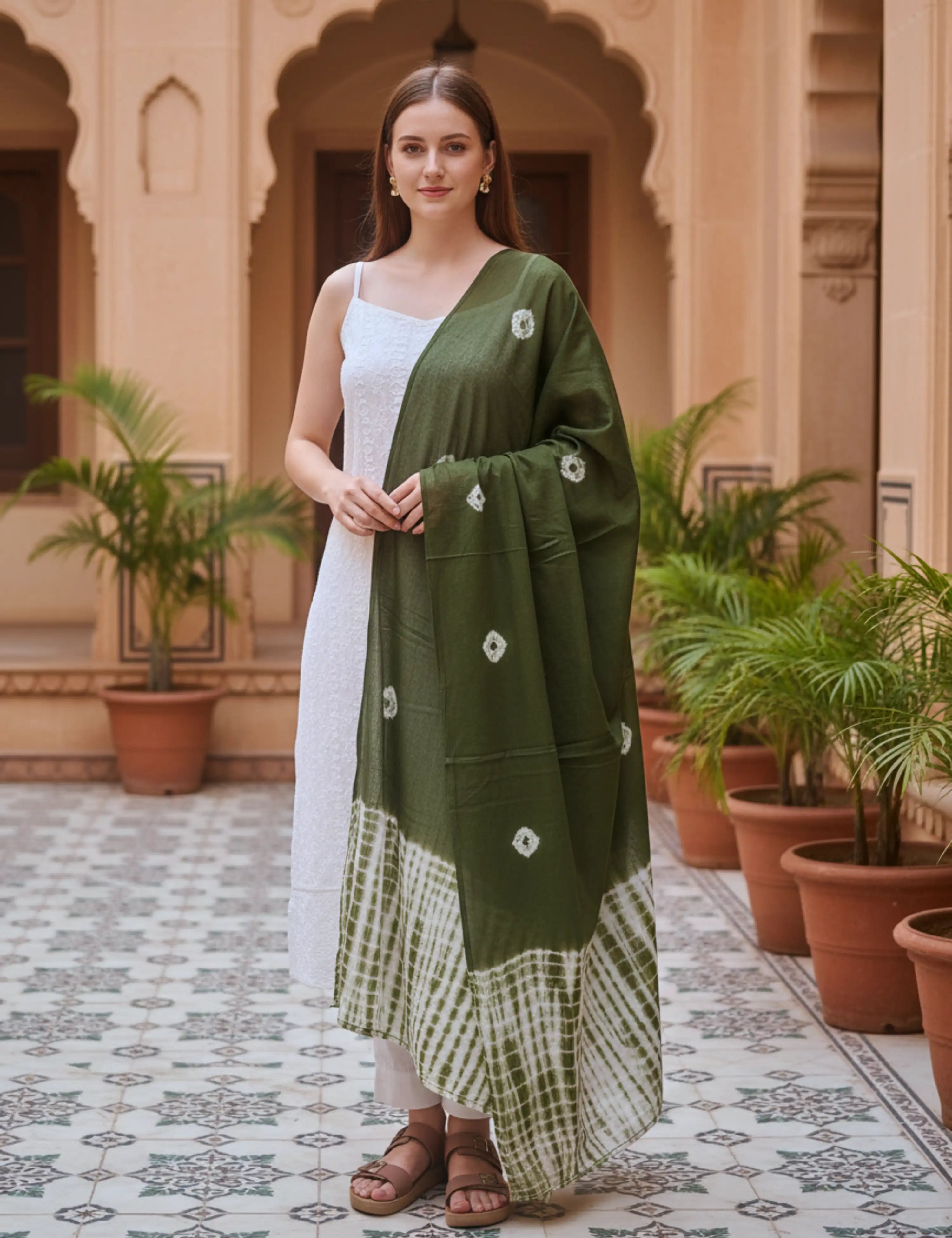 Batik Mul Cotton Dupatta