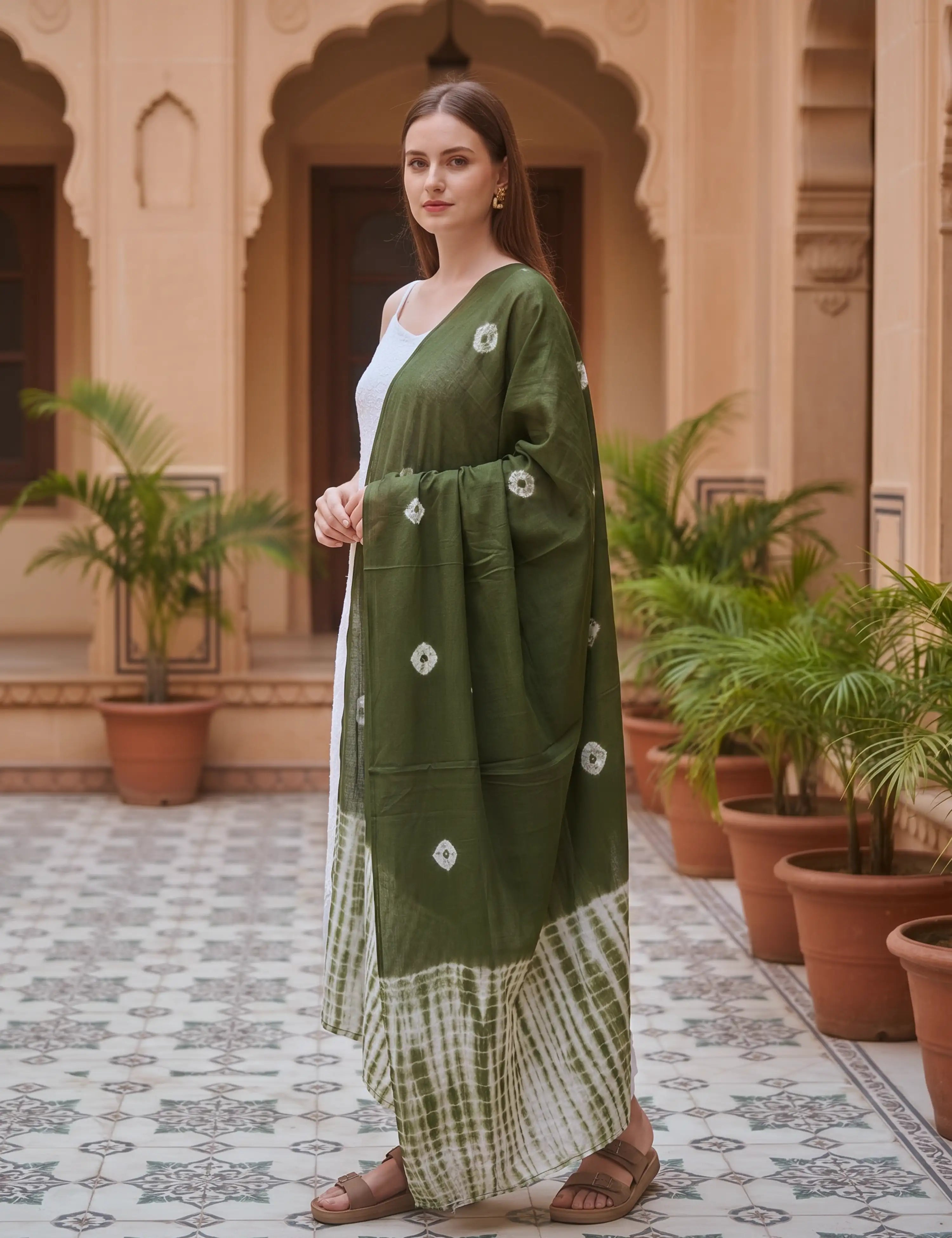Batik Mul Cotton Dupatta
