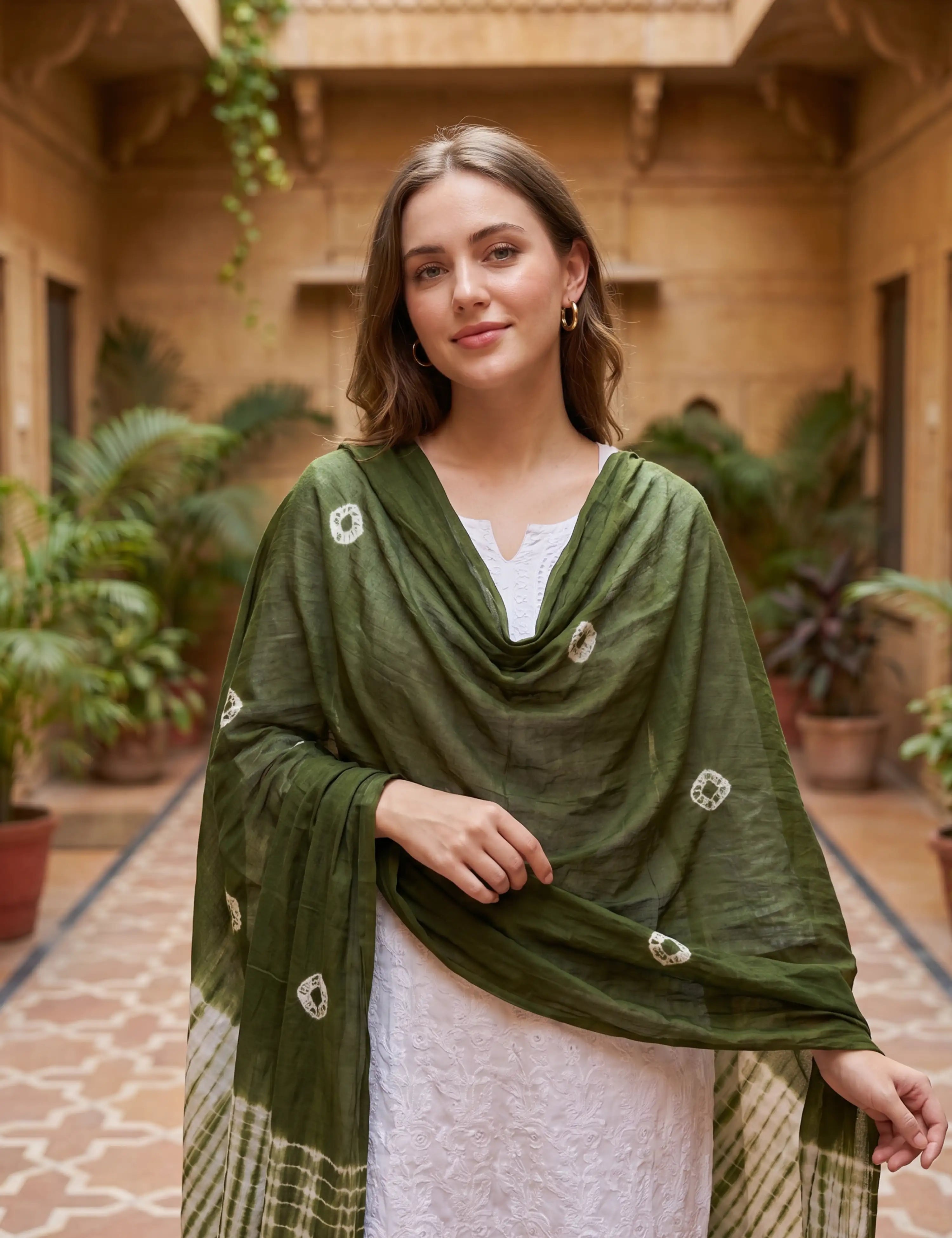 Batik Mul Cotton Dupatta