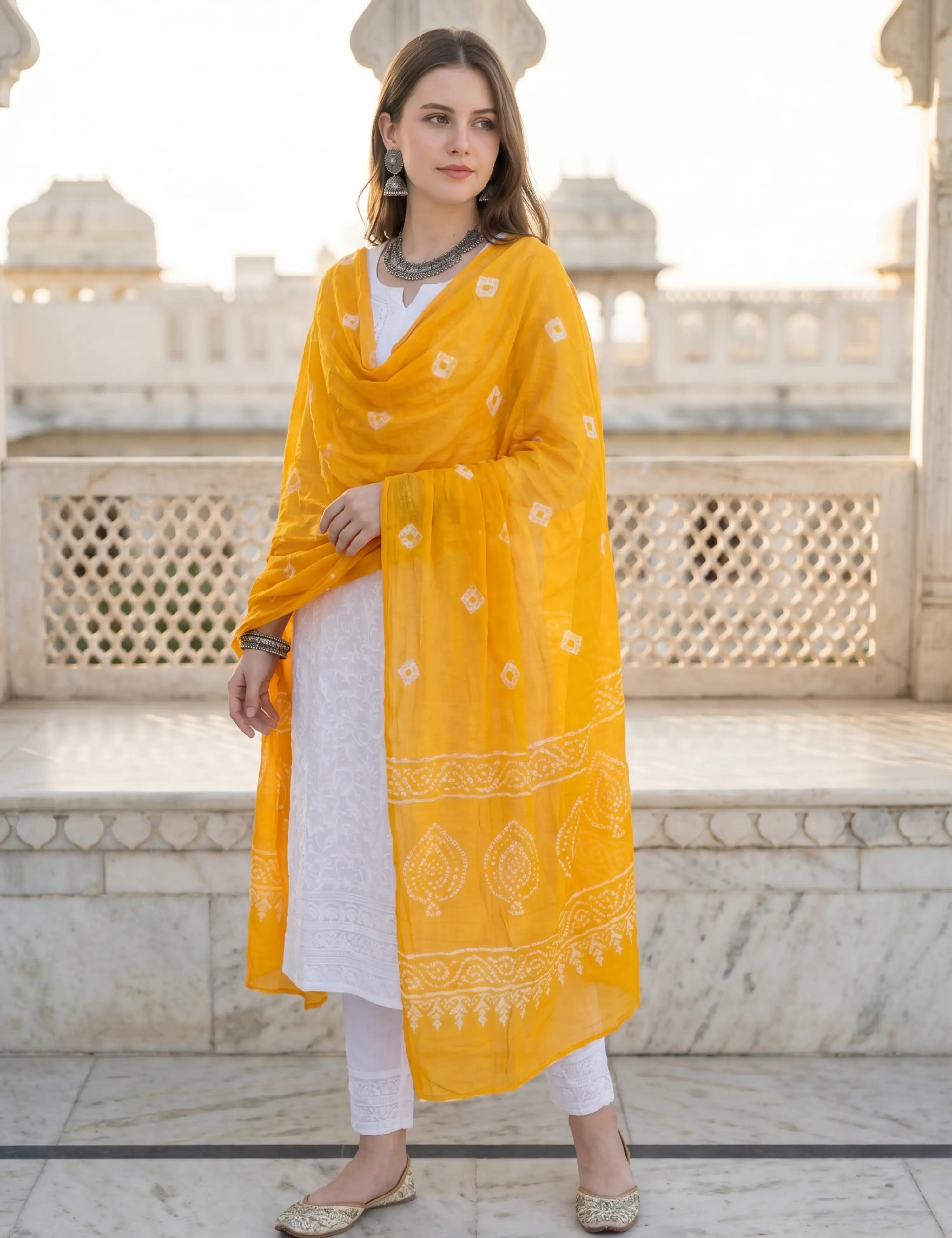 Batik Mul Cotton Dupatta