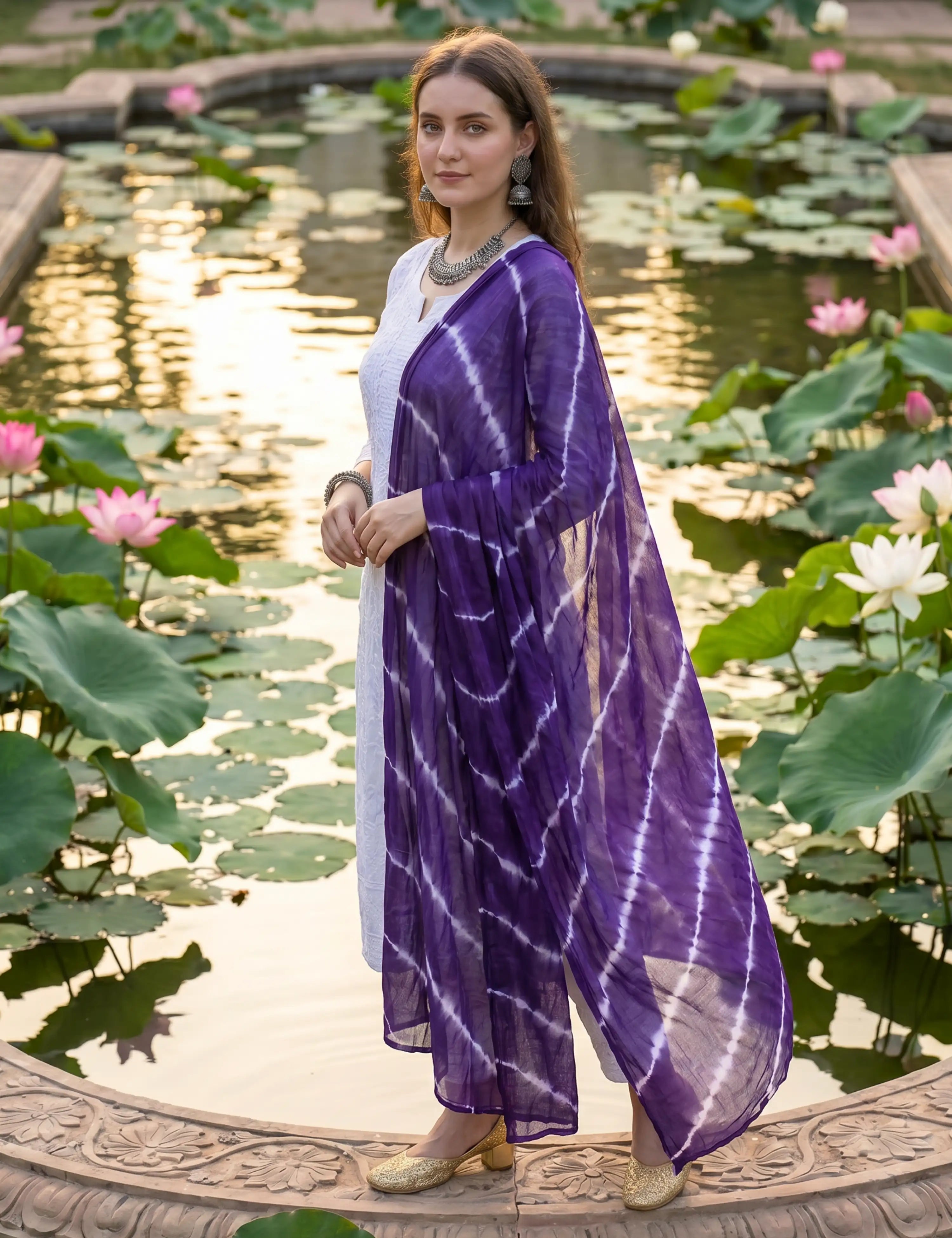 Batik Mul Cotton Dupatta
