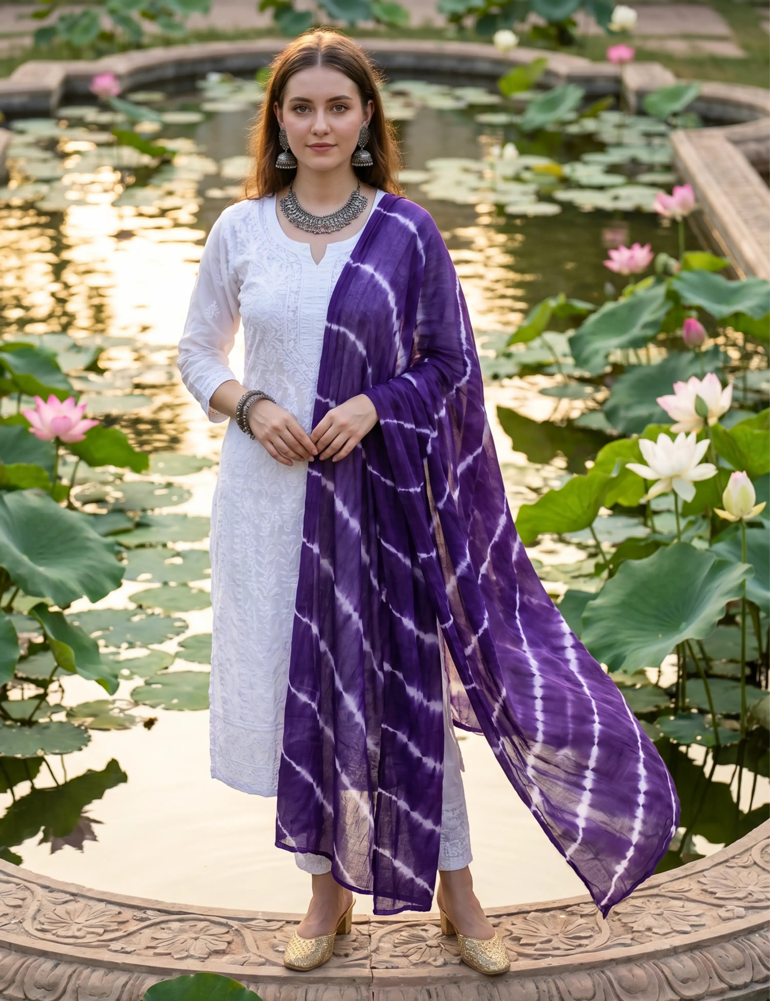 Batik Mul Cotton Dupatta