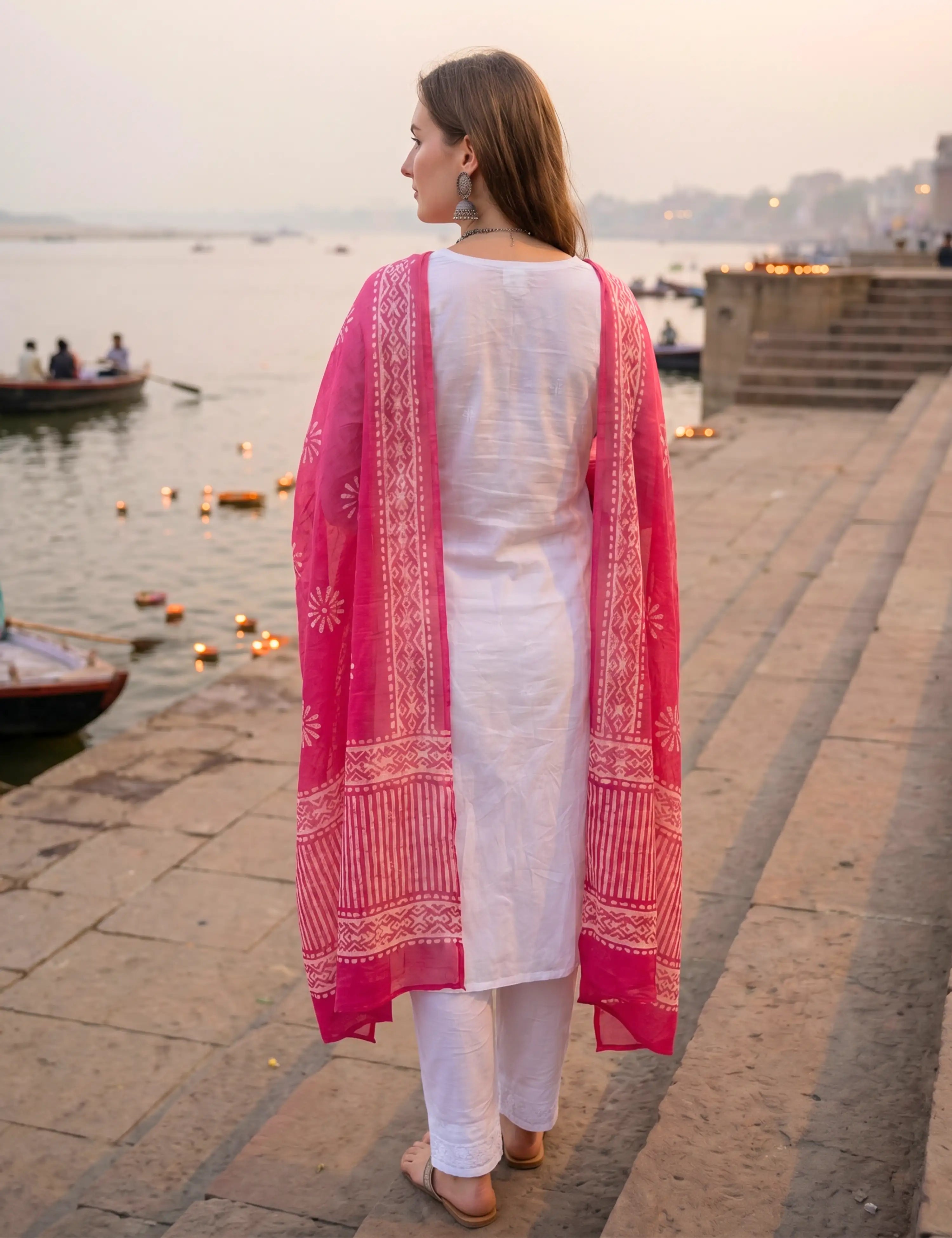 Batik Mul Cotton Dupatta