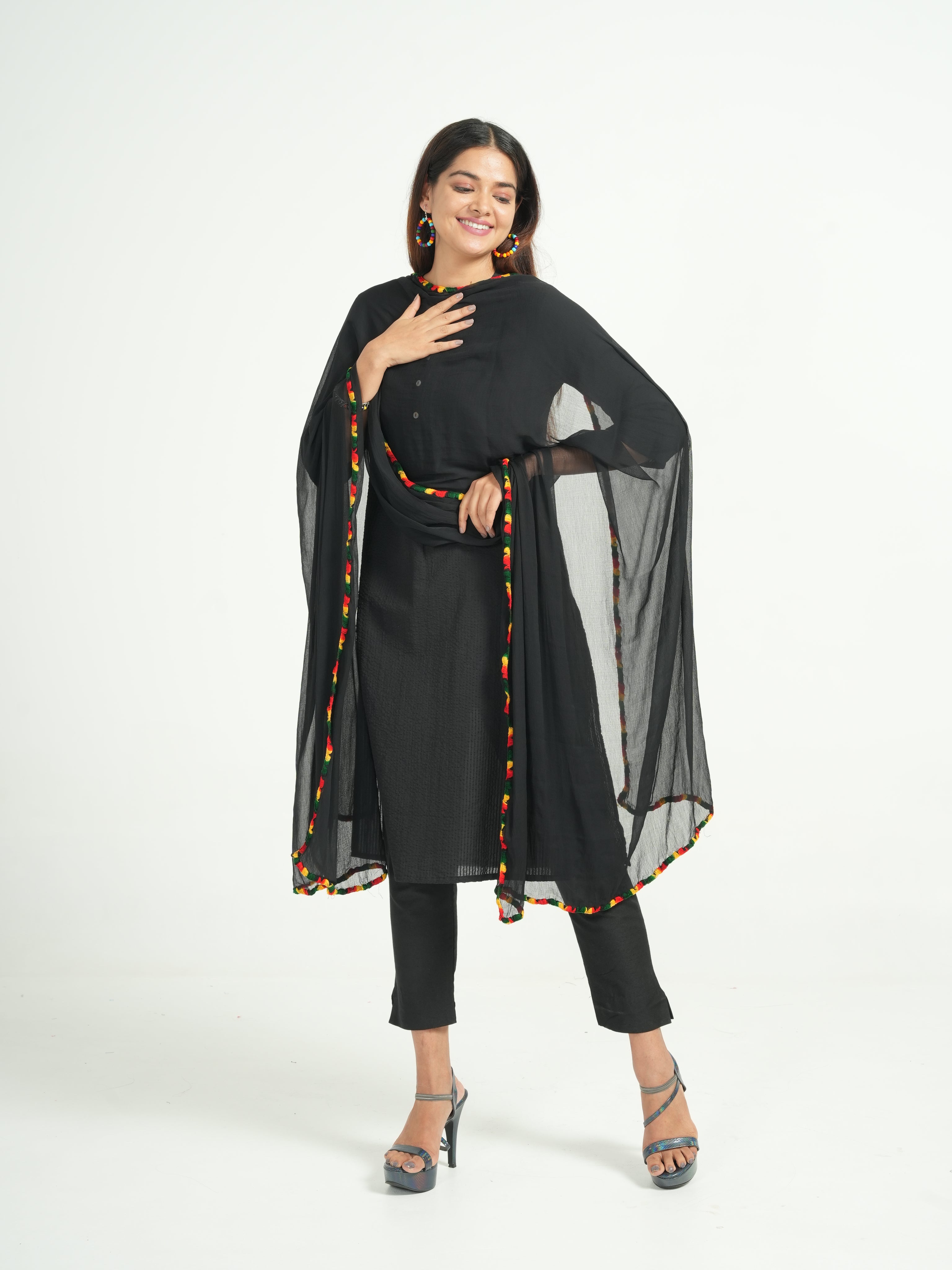 Chiffon Solid Dupatta