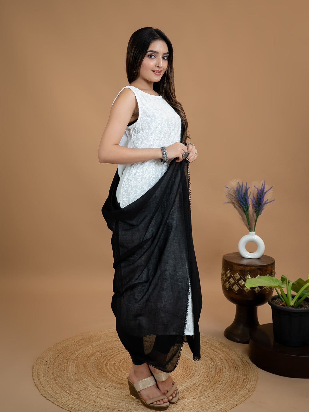 Solid Cotton Dupatta