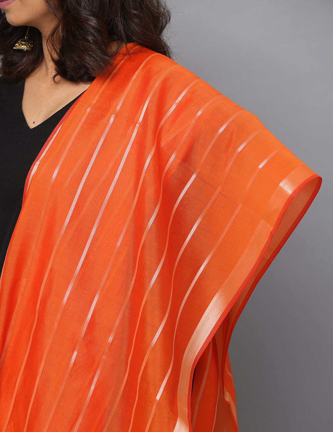 Banarasi Silk Stripe Dupatta