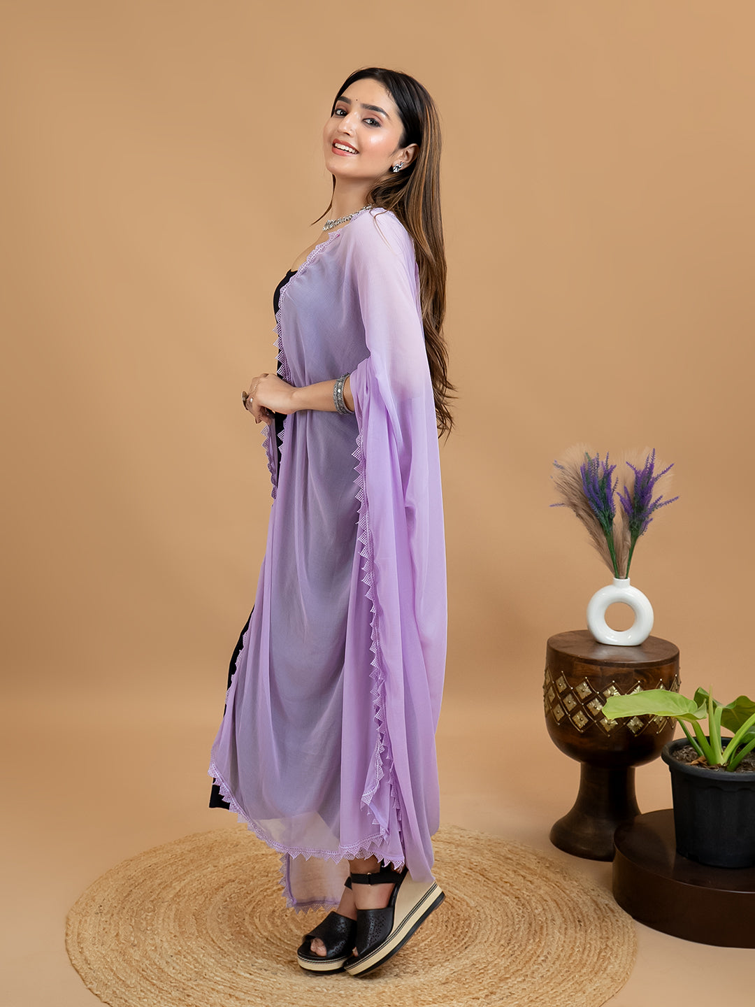 Solid Chiffon Dupatta