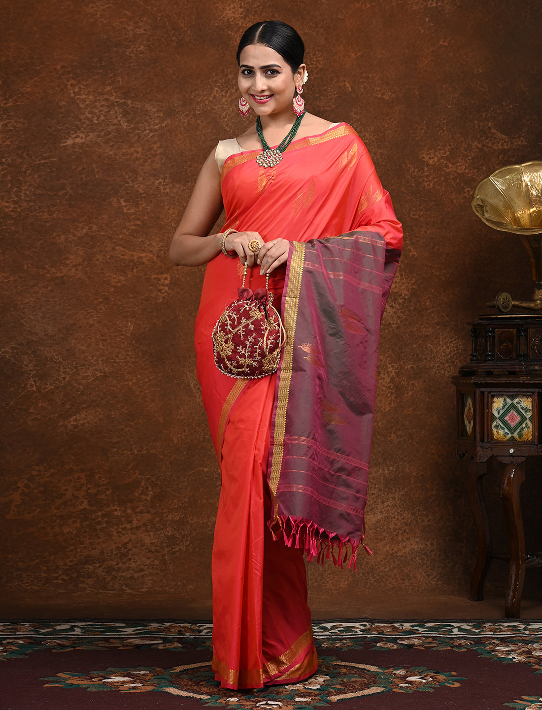 Arni Silk Zari weave Saree