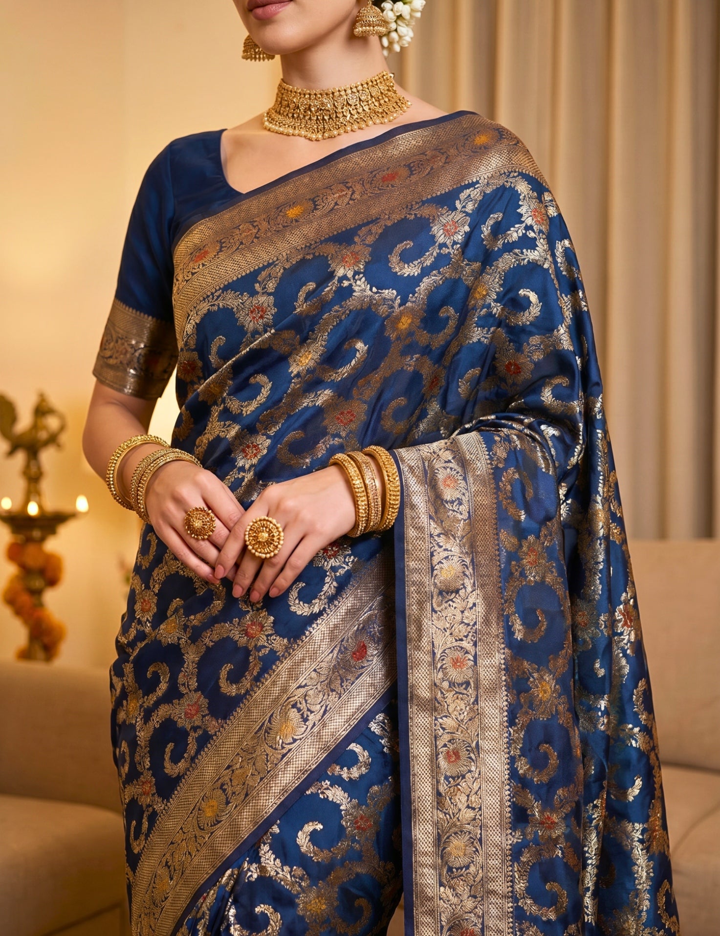 Banarasi Viscose Silk Saree