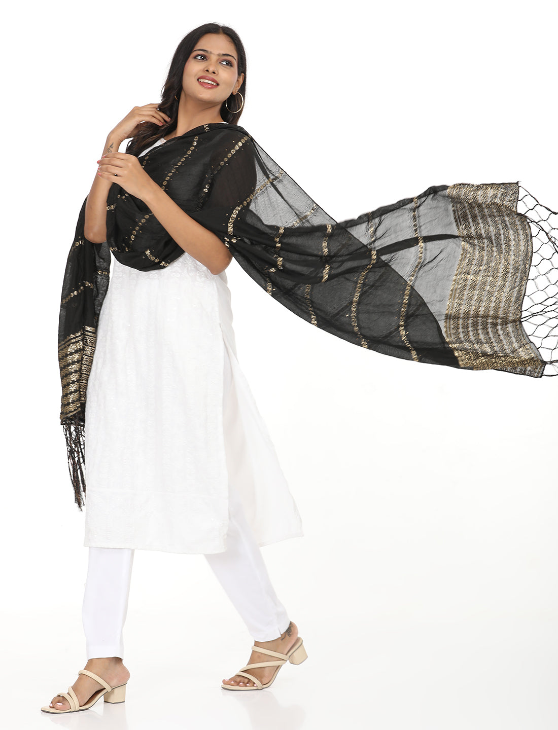 Festive Stripe Dupatta