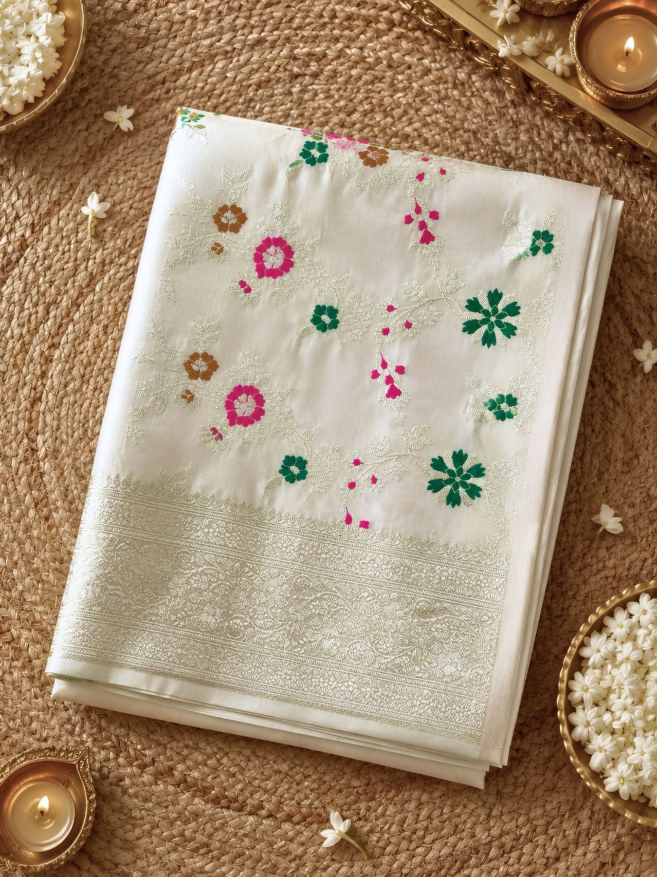 Banarasi Mashru Silk Saree