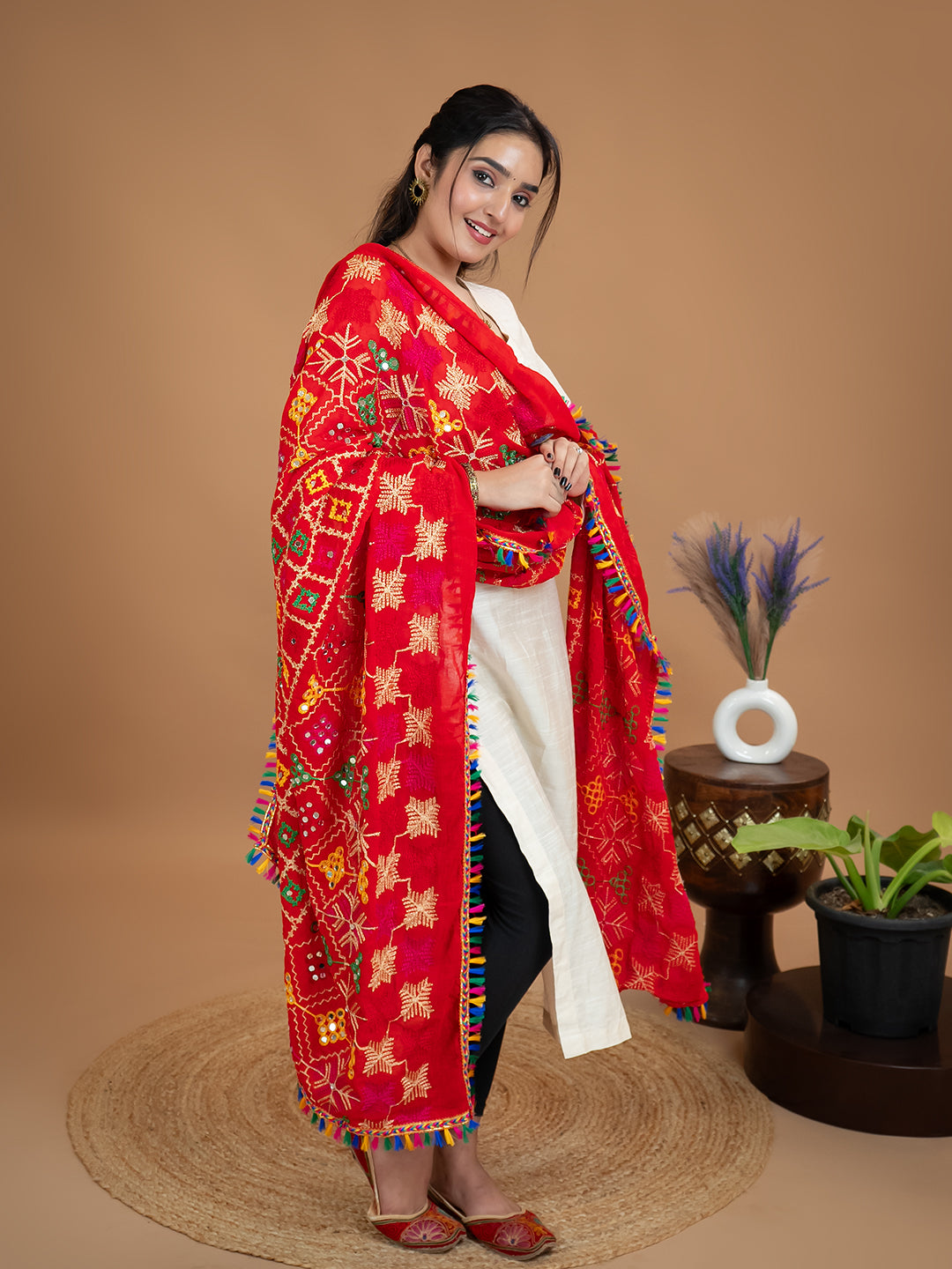 Phulkari Cotton Dupatta