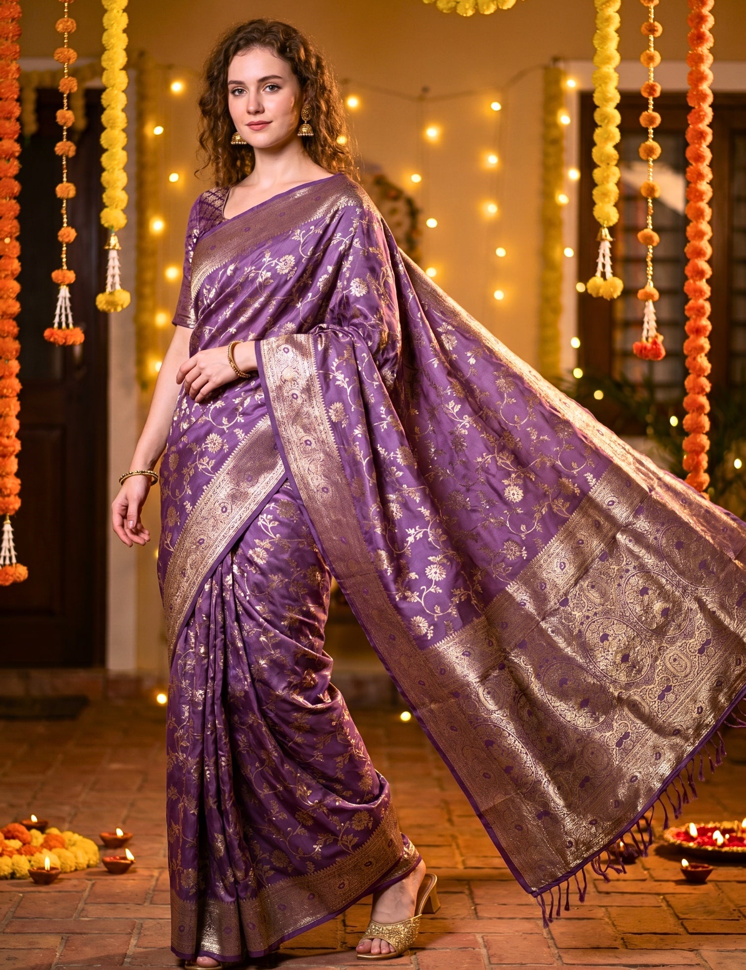 Banarasi Viscose Silk Saree