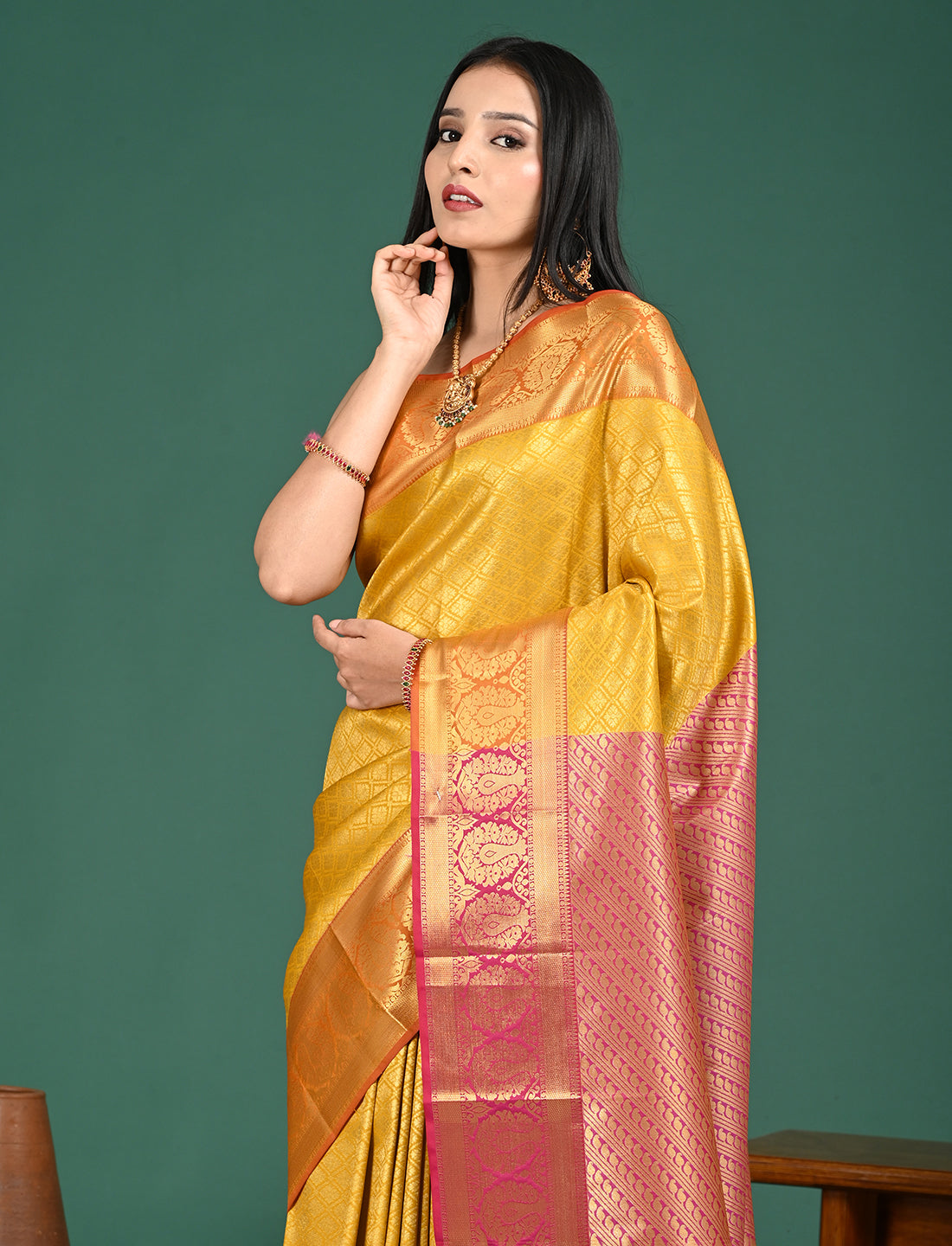 South Art Silk Geometric Saree