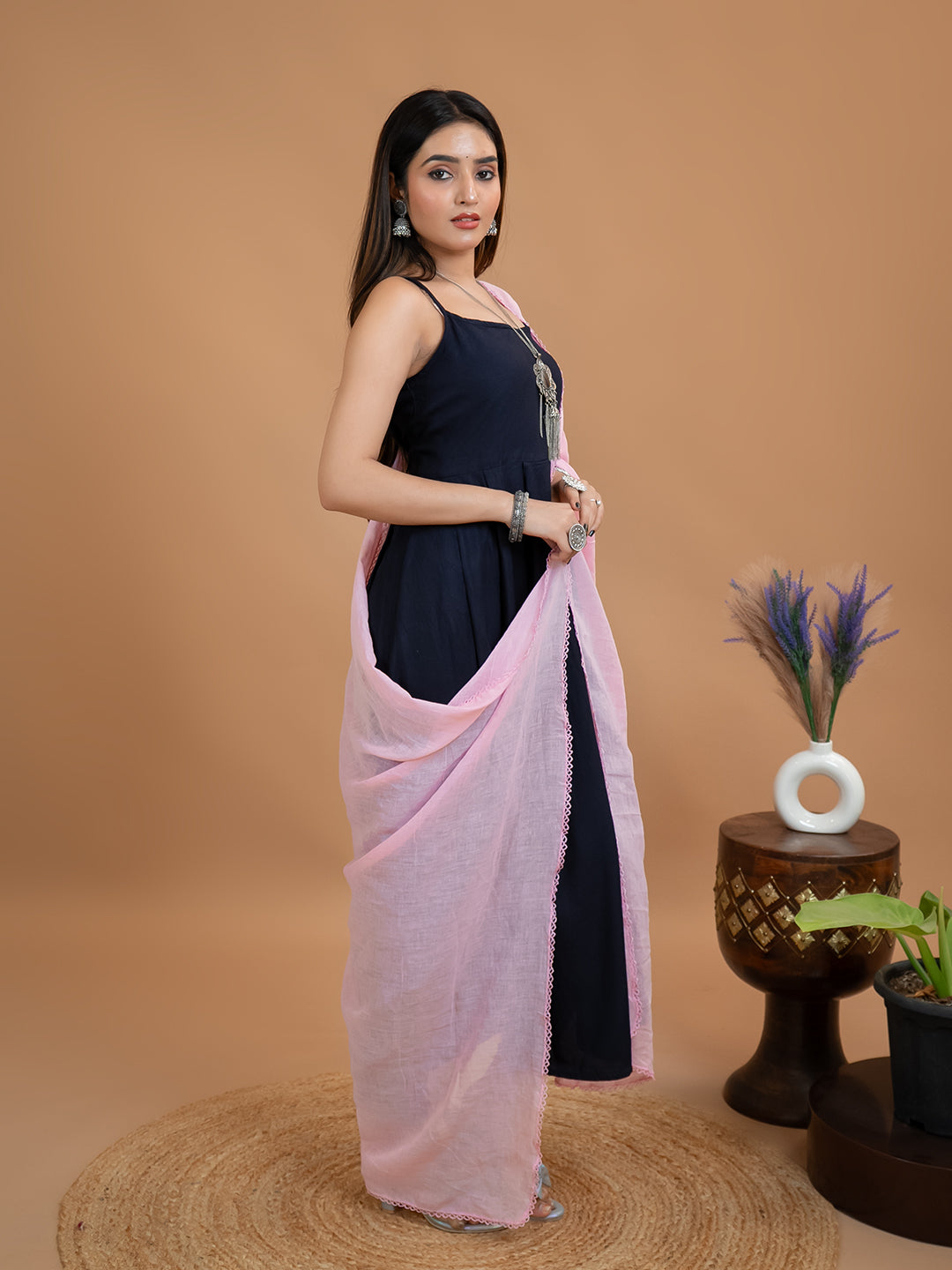 Solid Cotton Dupatta