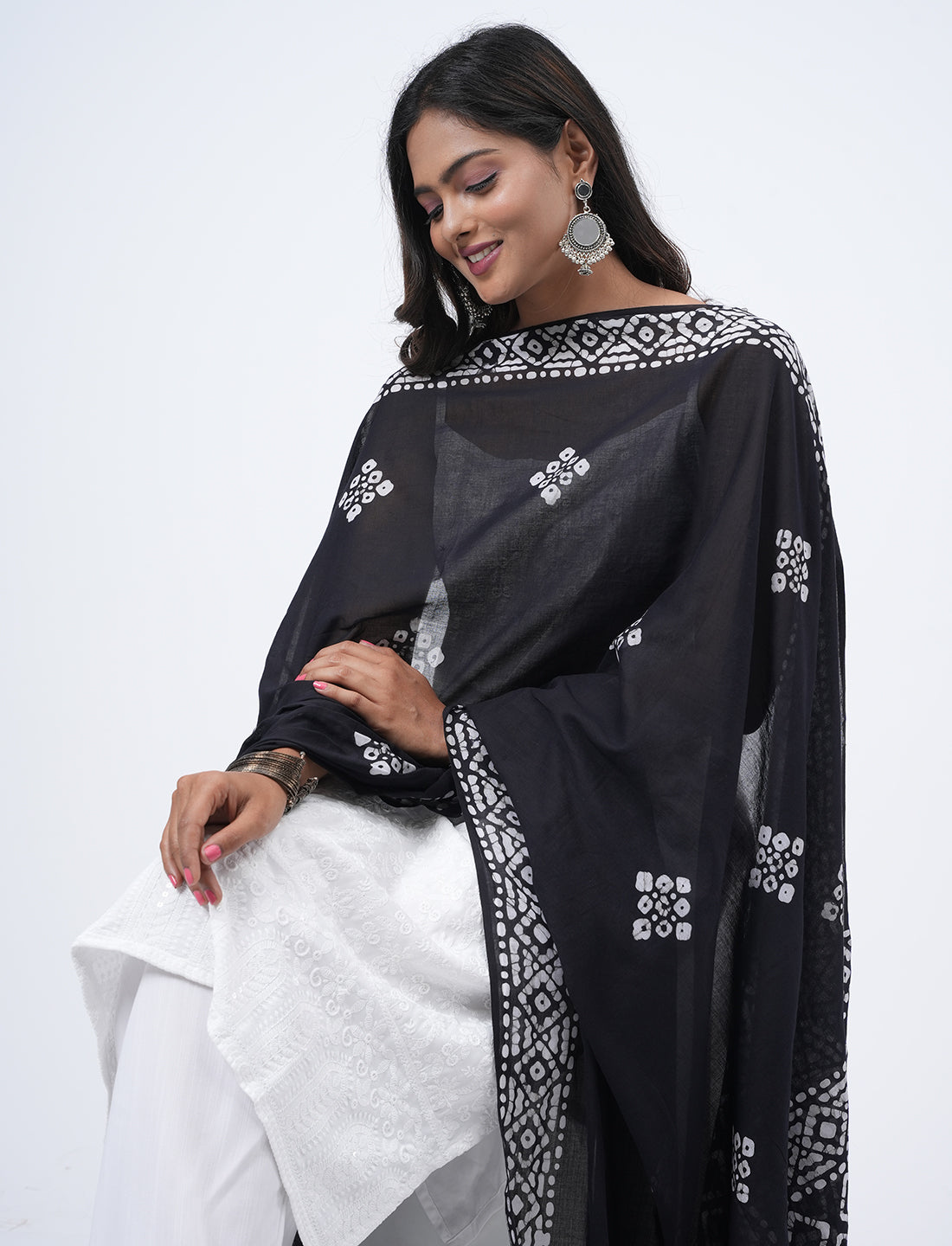 Batik Mul Cotton Dupatta