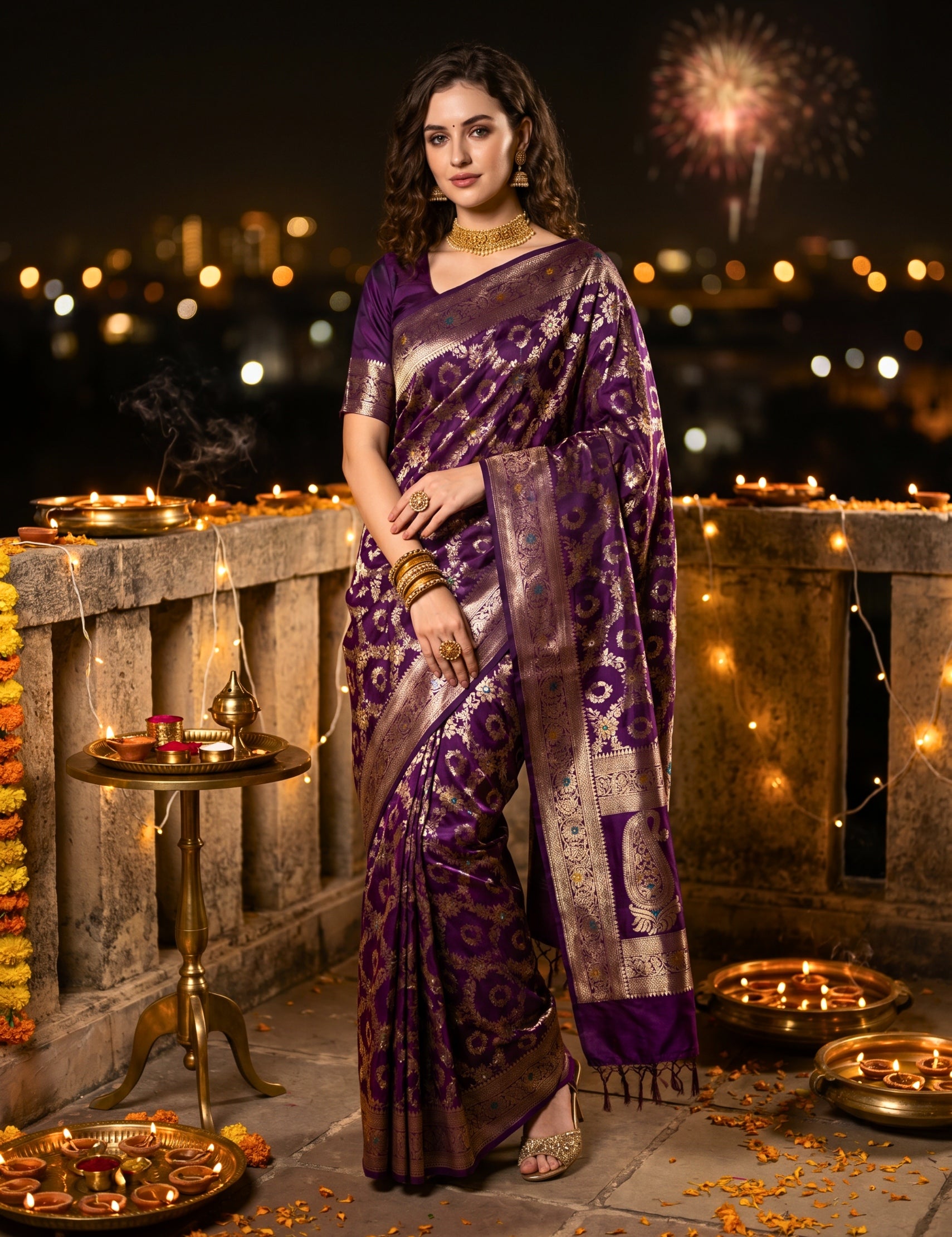 Banarasi Viscose Silk Saree