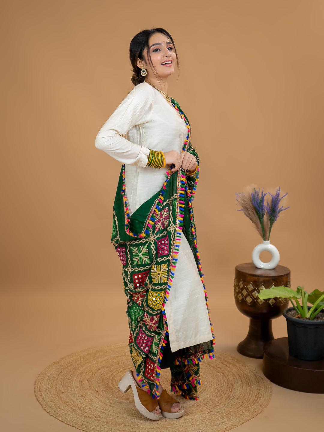 Phulkari Cotton Dupatta