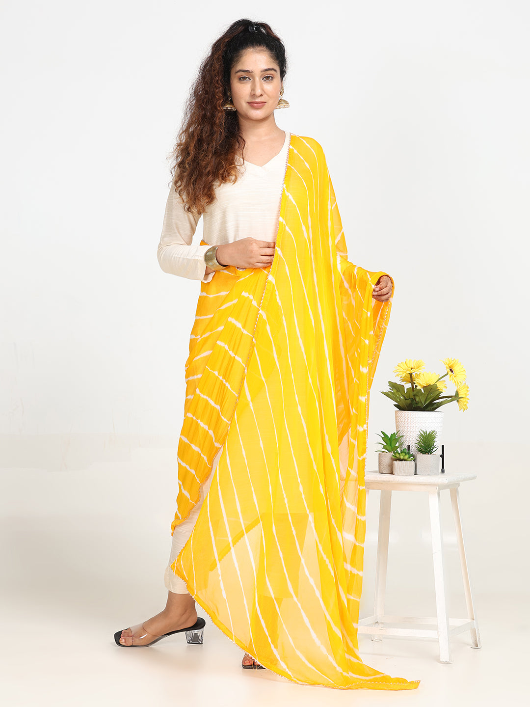 Chiffon Stripe Dupatta