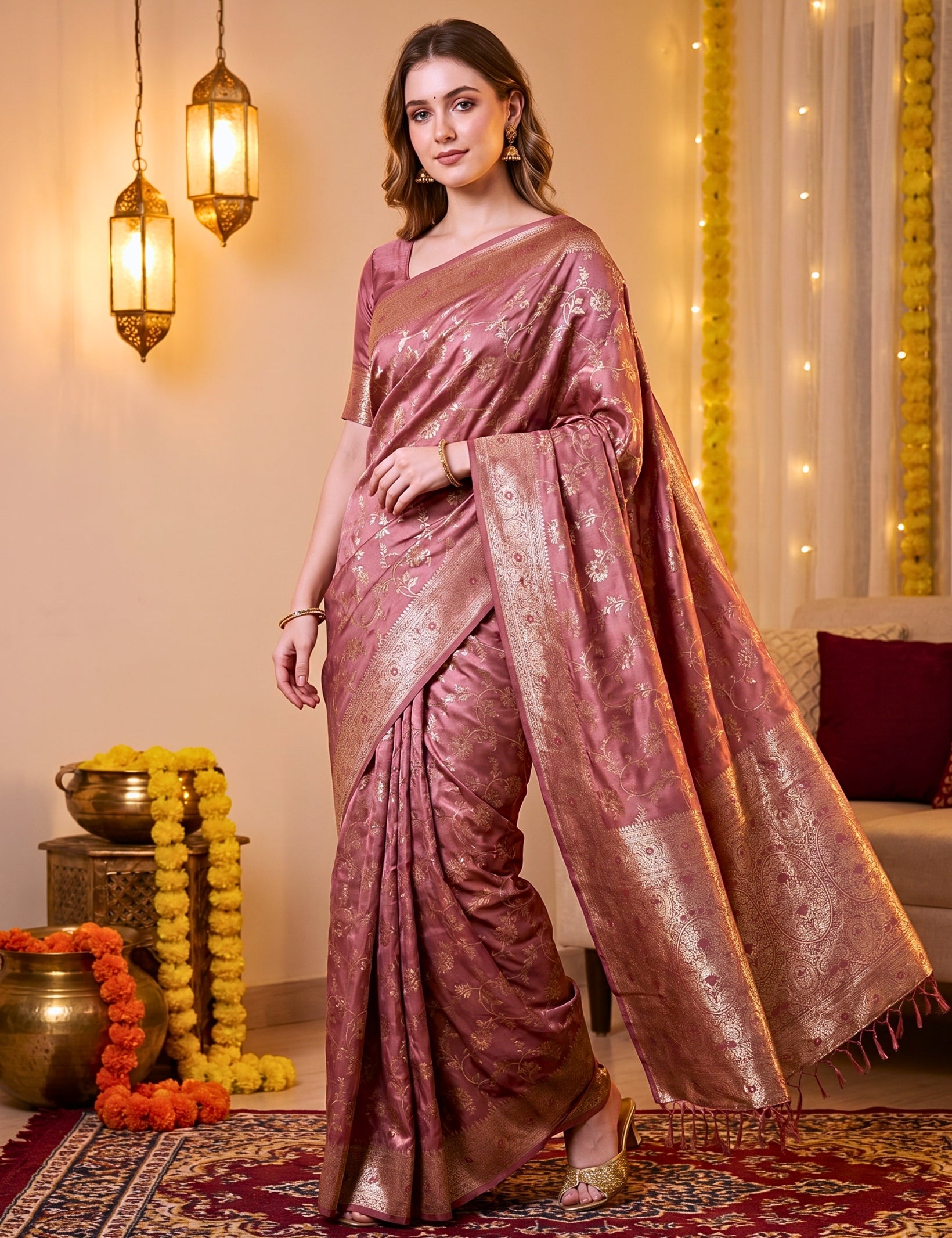 Banarasi Viscose Silk Saree