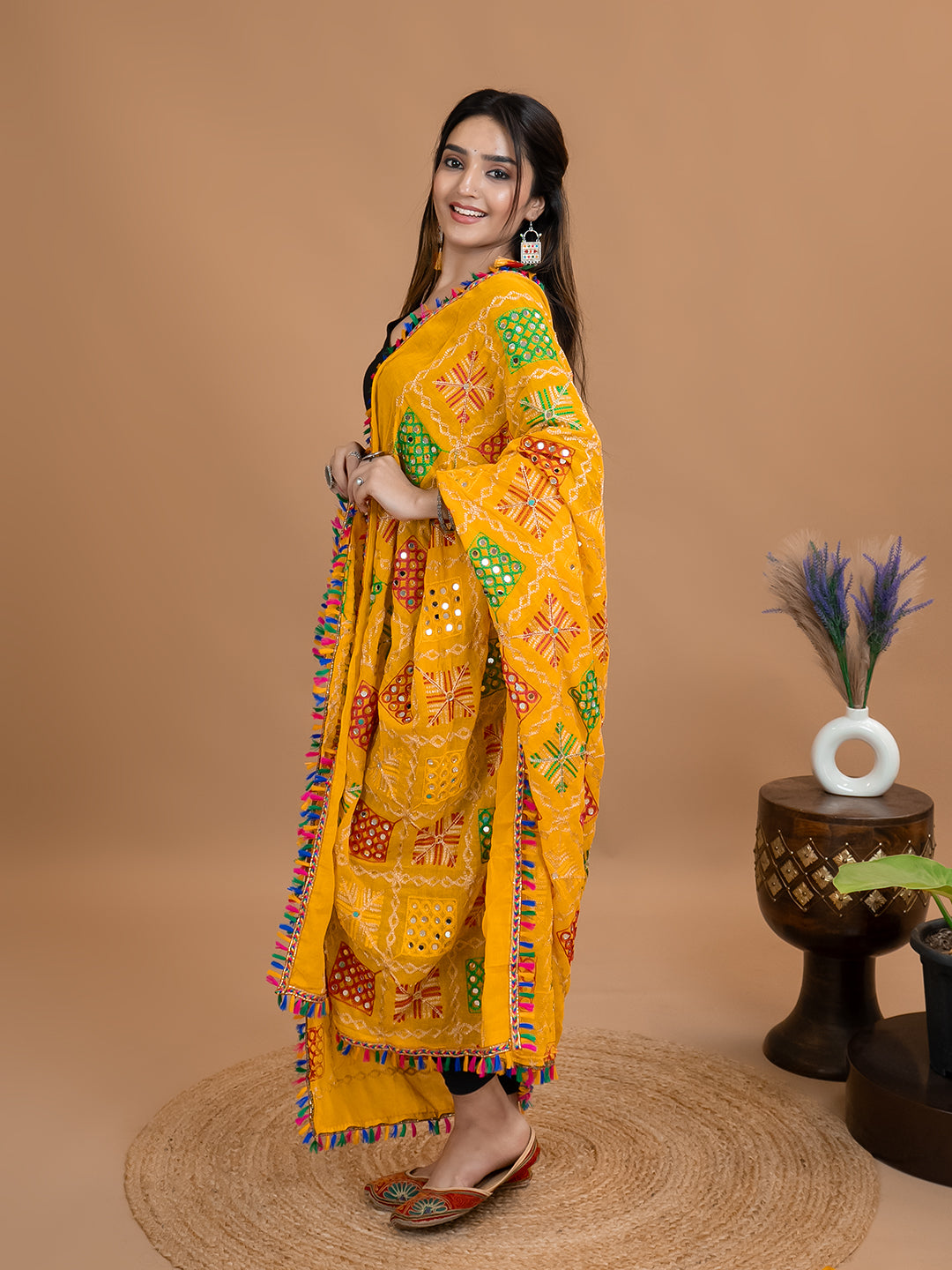 Phulkari Cotton Dupatta