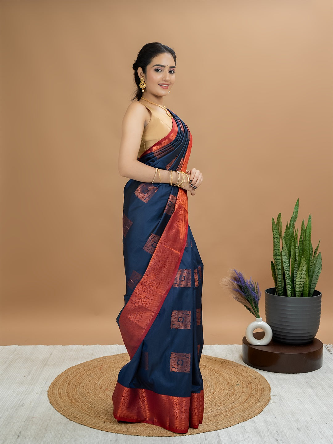 South Silk Brocade Saree