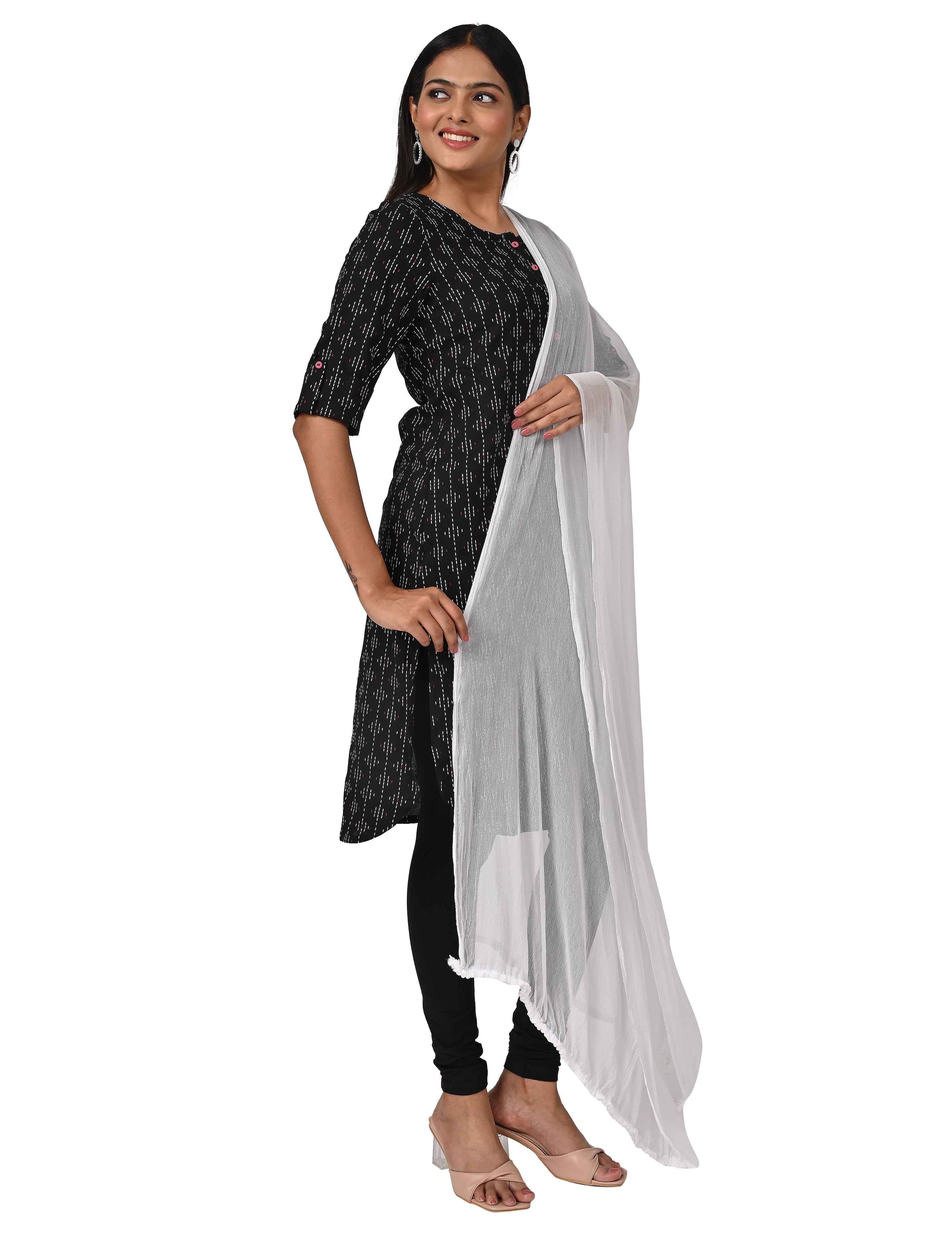 Solid Chiffon Dupatta