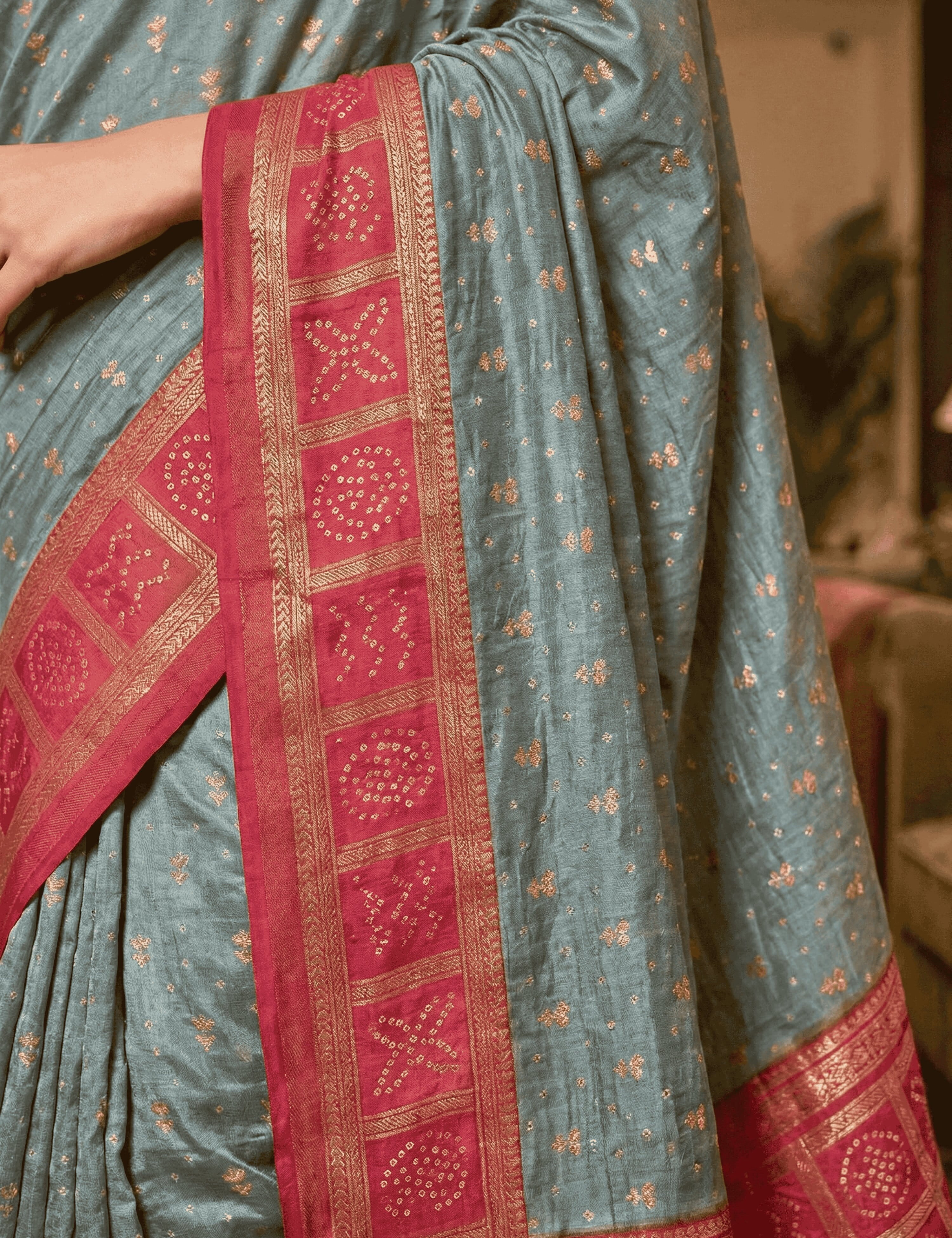 Bandhini Georgette Saree
