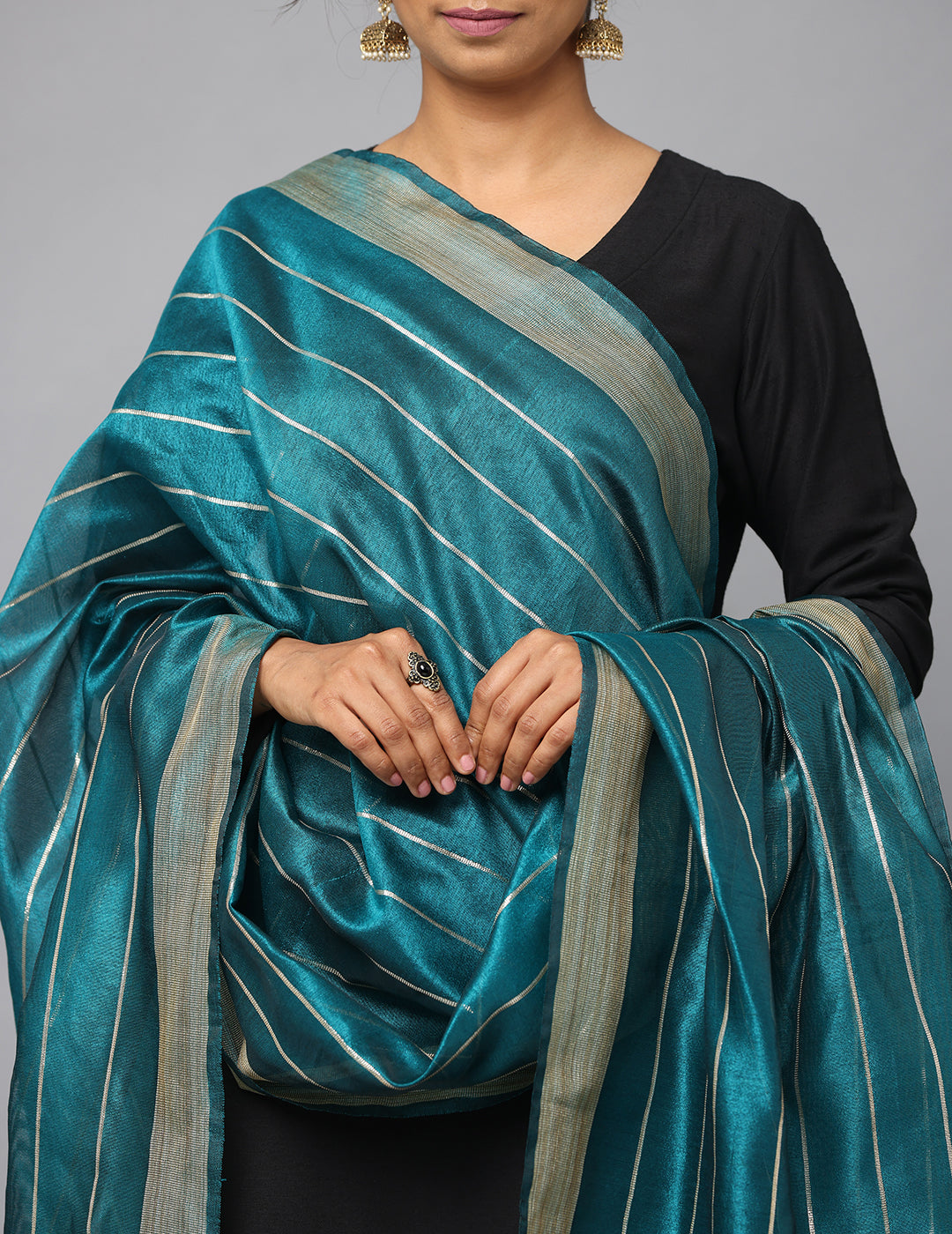 Chanderi Zari weave Dupatta