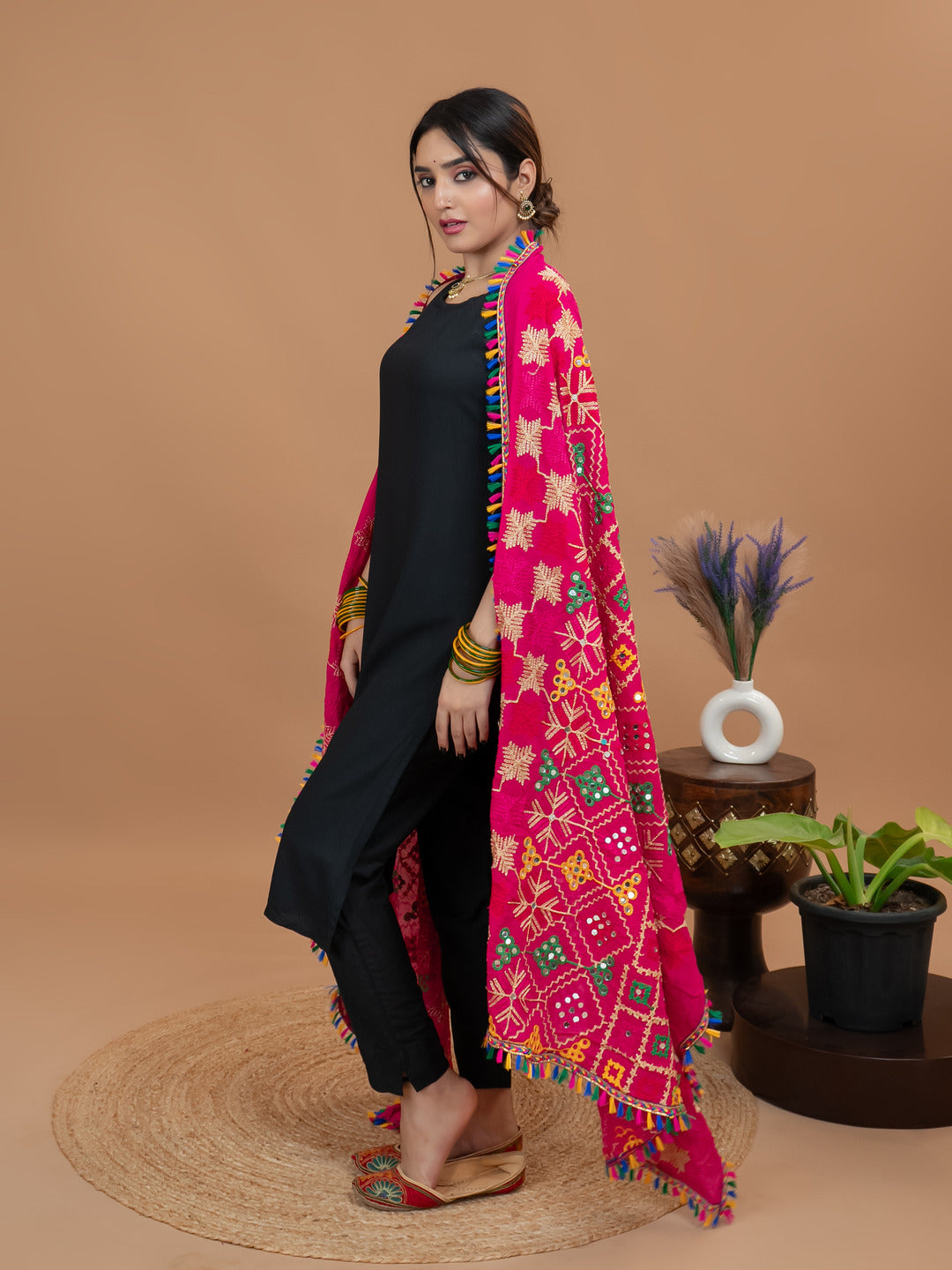 Phulkari Cotton Dupatta